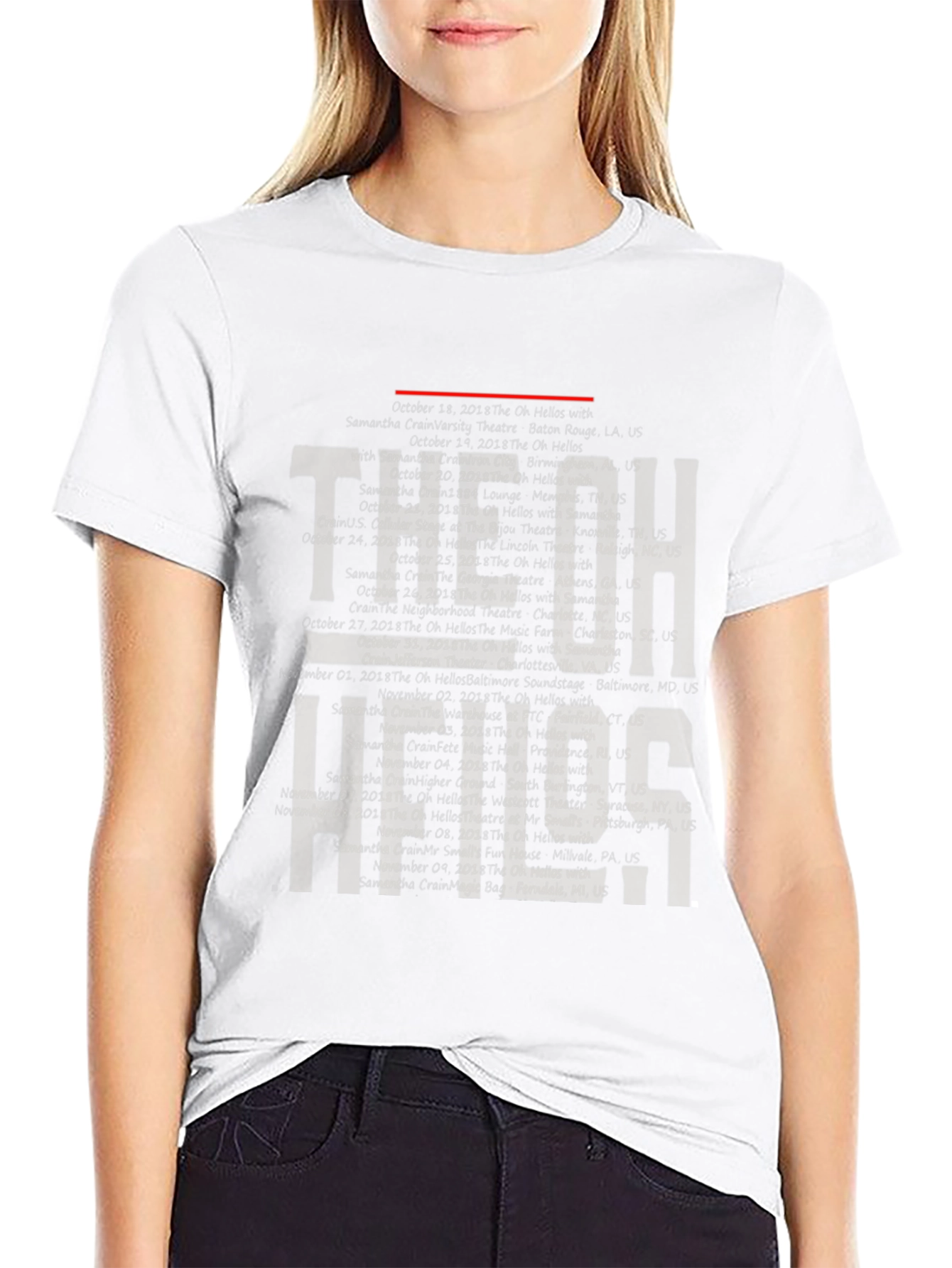 Oh Hellos Tour Dates Graphic T-Shirt