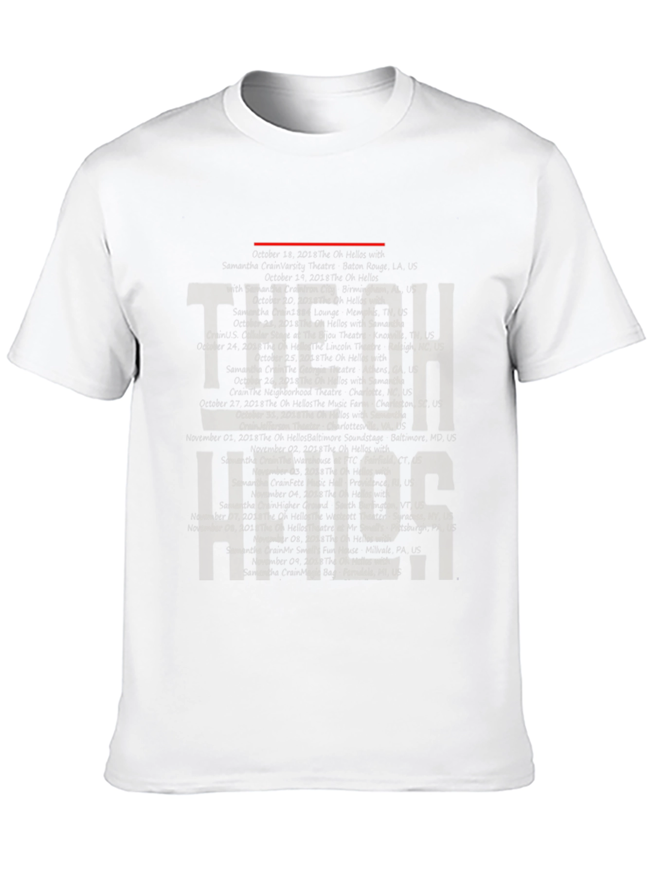 Oh Hellos Tour Dates Graphic T-Shirt