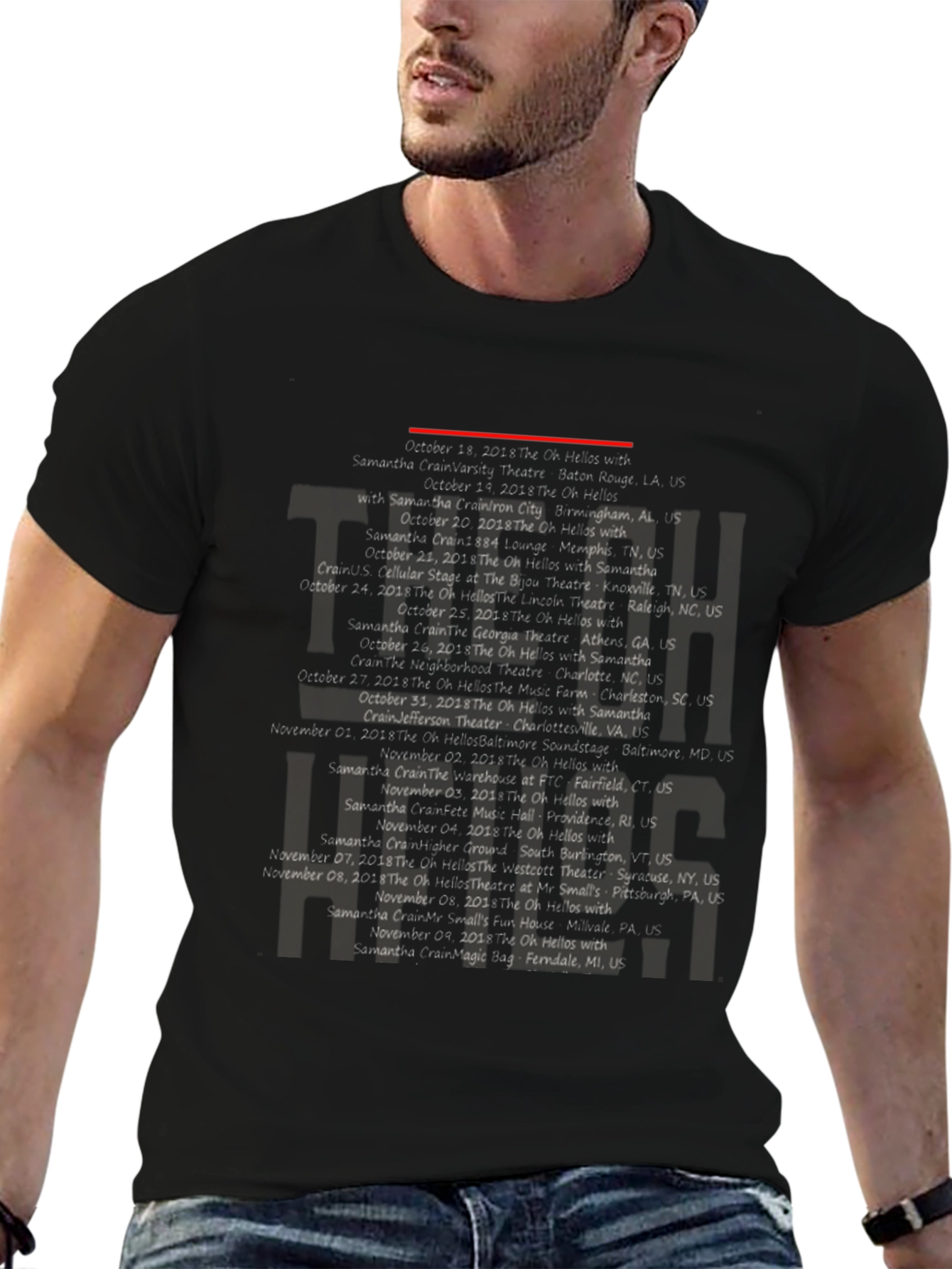 Oh Hellos Tour Dates Graphic T-Shirt