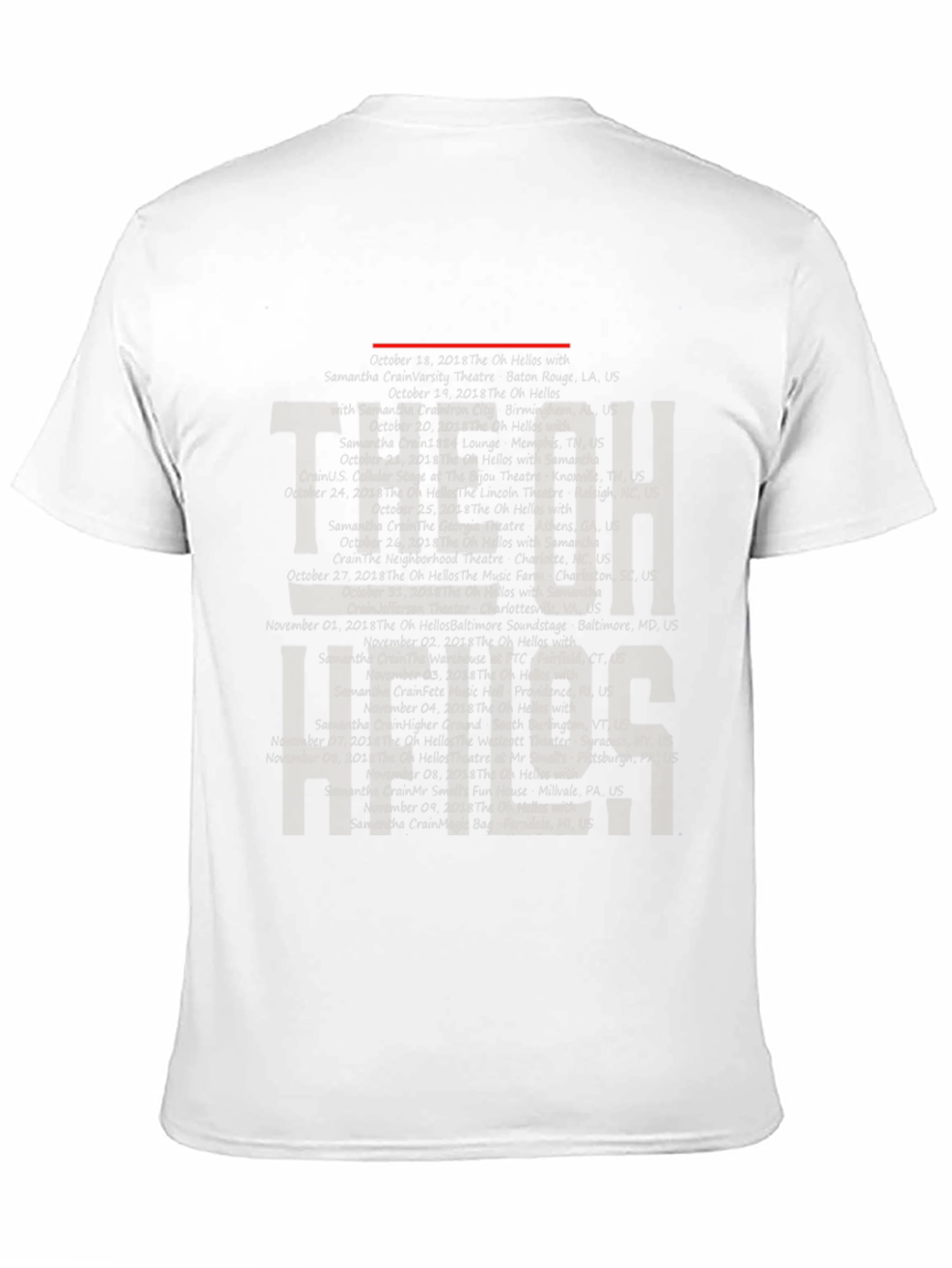Oh Hellos Tour Dates Graphic T-Shirt