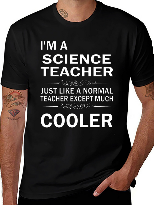 Im a Science Teacher Black T-Shirt