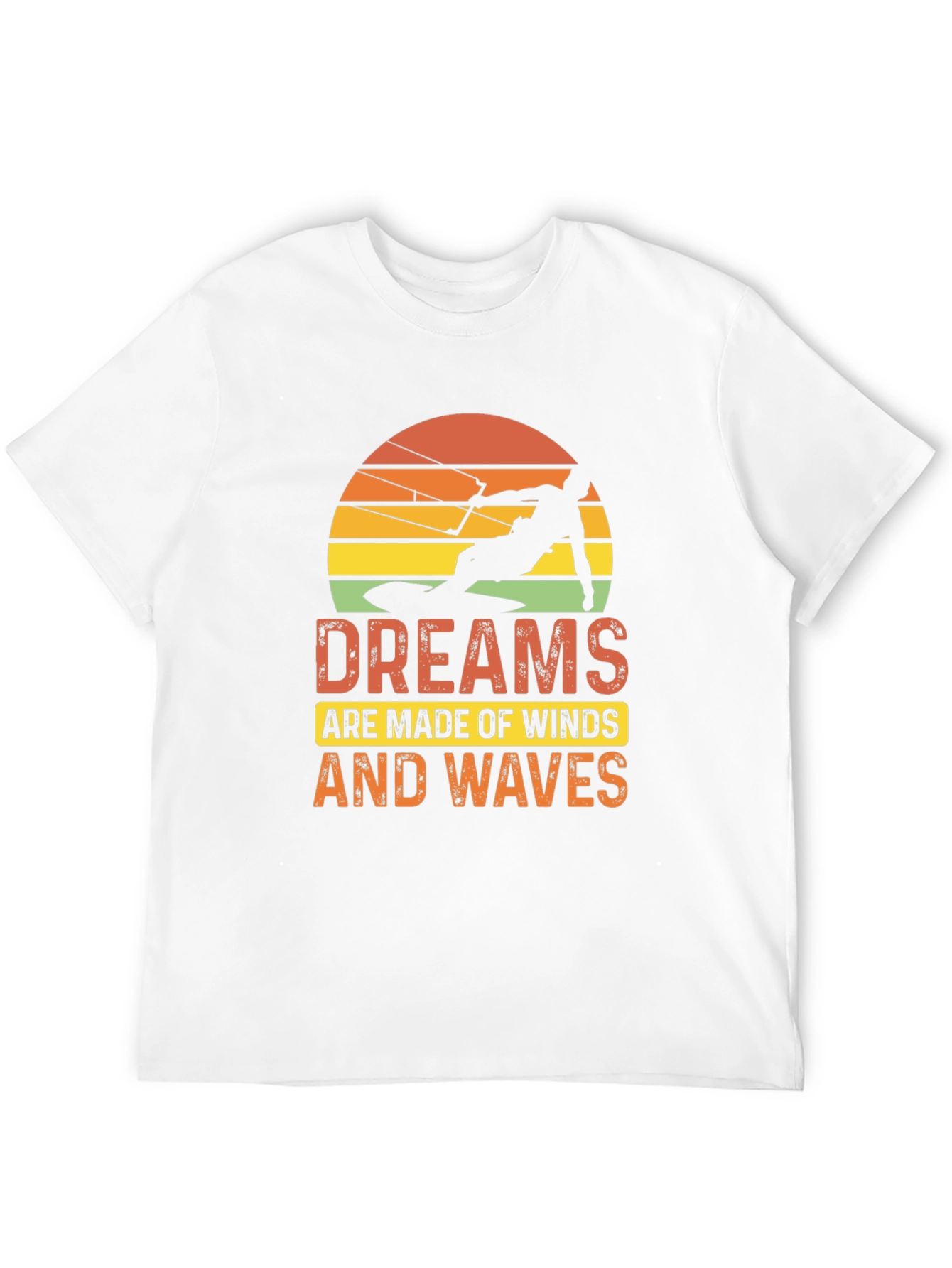 Dreams of Winds and Waves Kitesurfing Graphic Tee