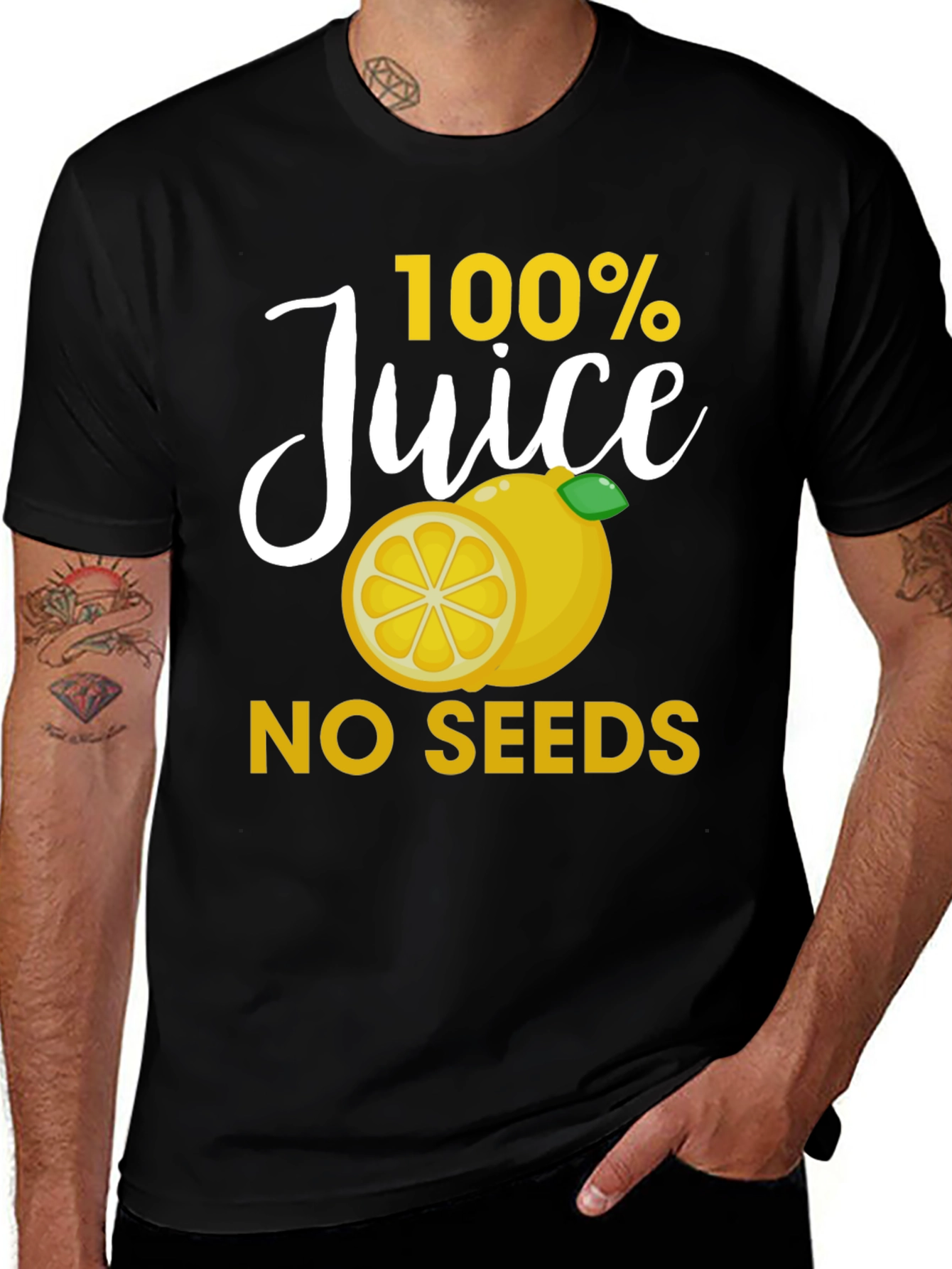 100% Juice No Seeds Graphic T-Shirt