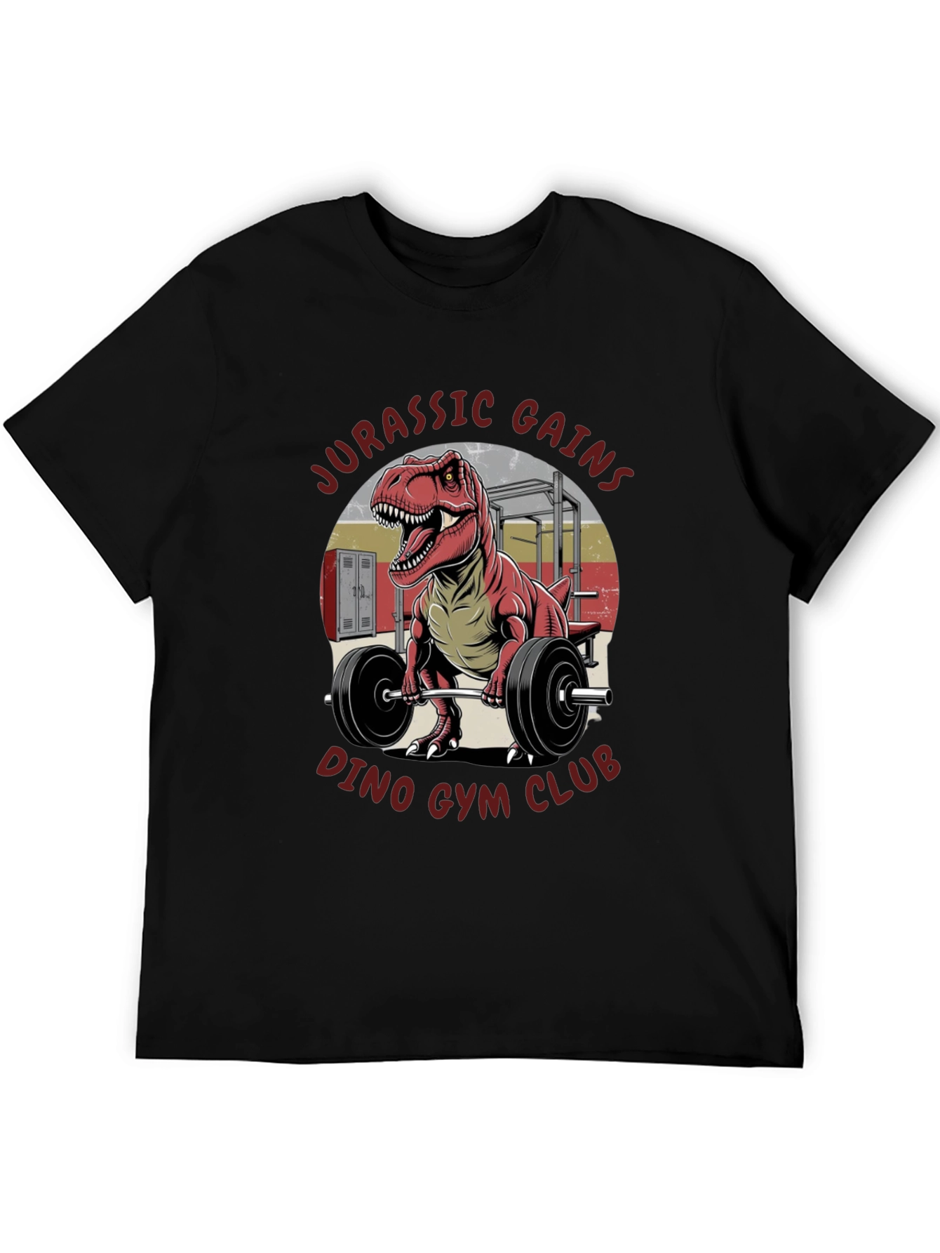 Jurassic Gains Dino Gym Club T-Shirt