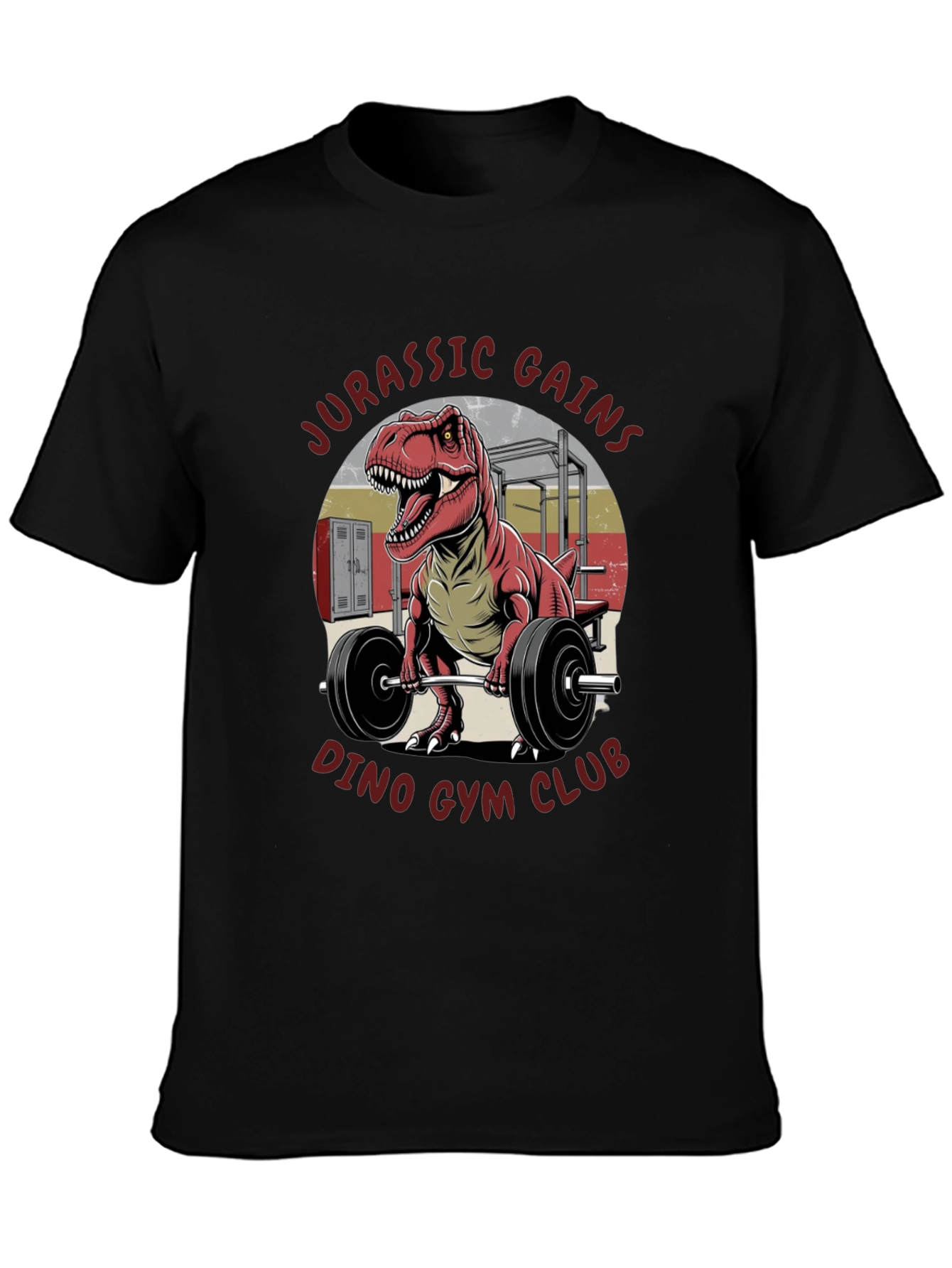 Jurassic Gains Dino Gym Club T-Shirt