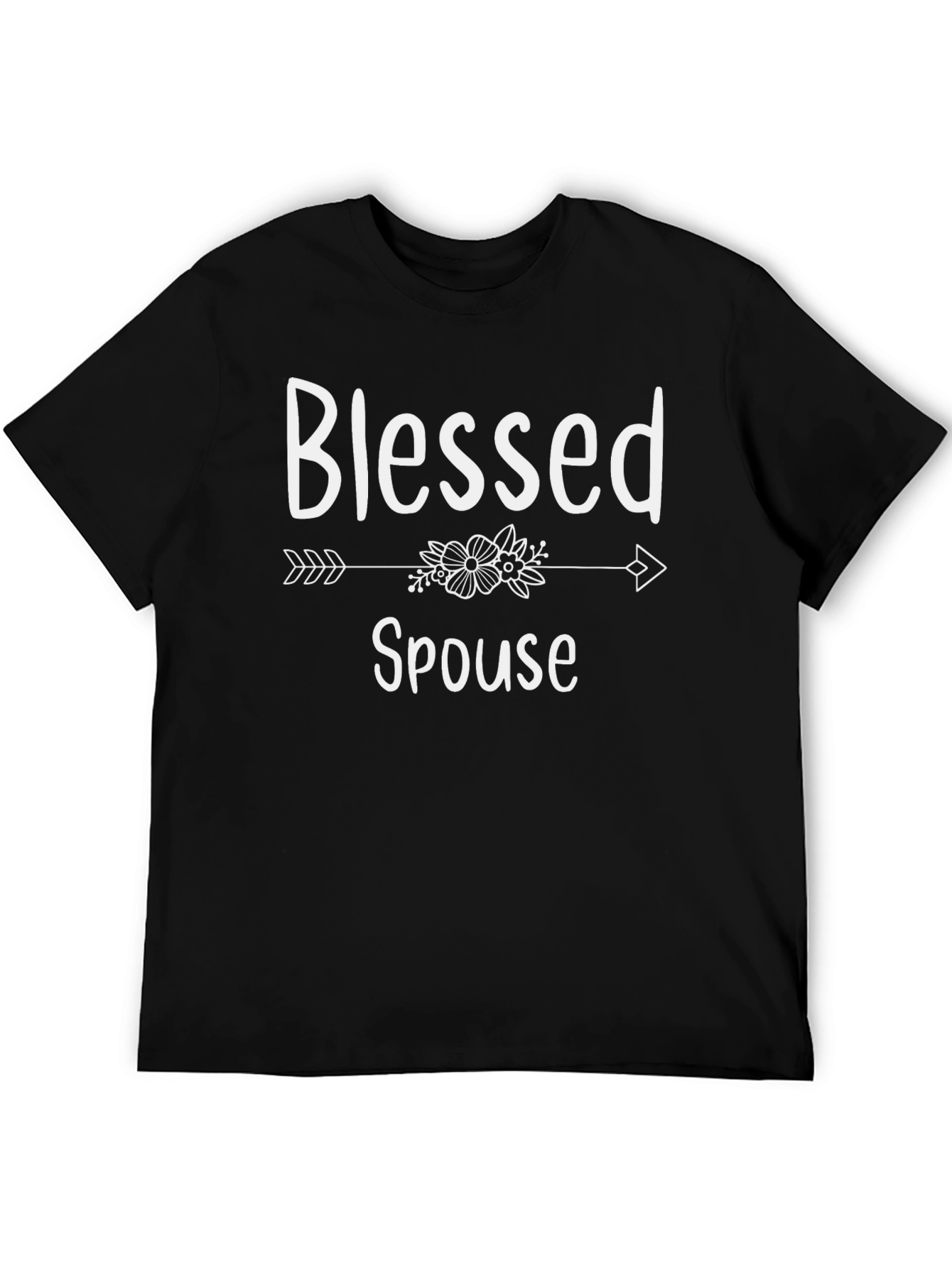 Blessed Spouse Graphic Tee - Black