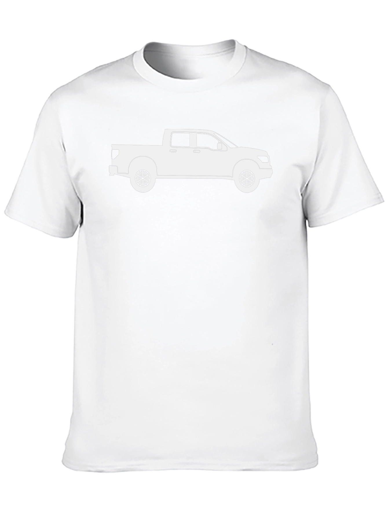 Truck Graphic Tee - Black Cotton Comfort