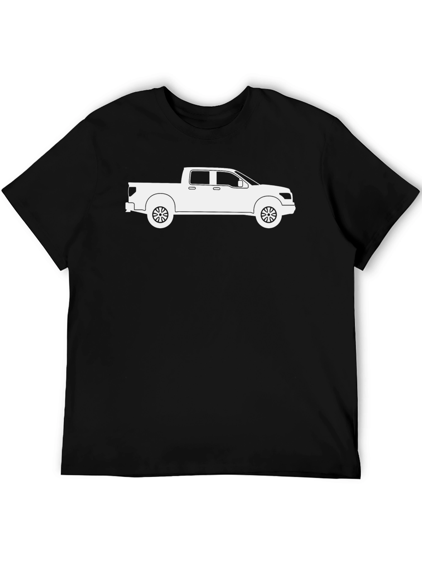 Truck Graphic Tee - Black Cotton Comfort