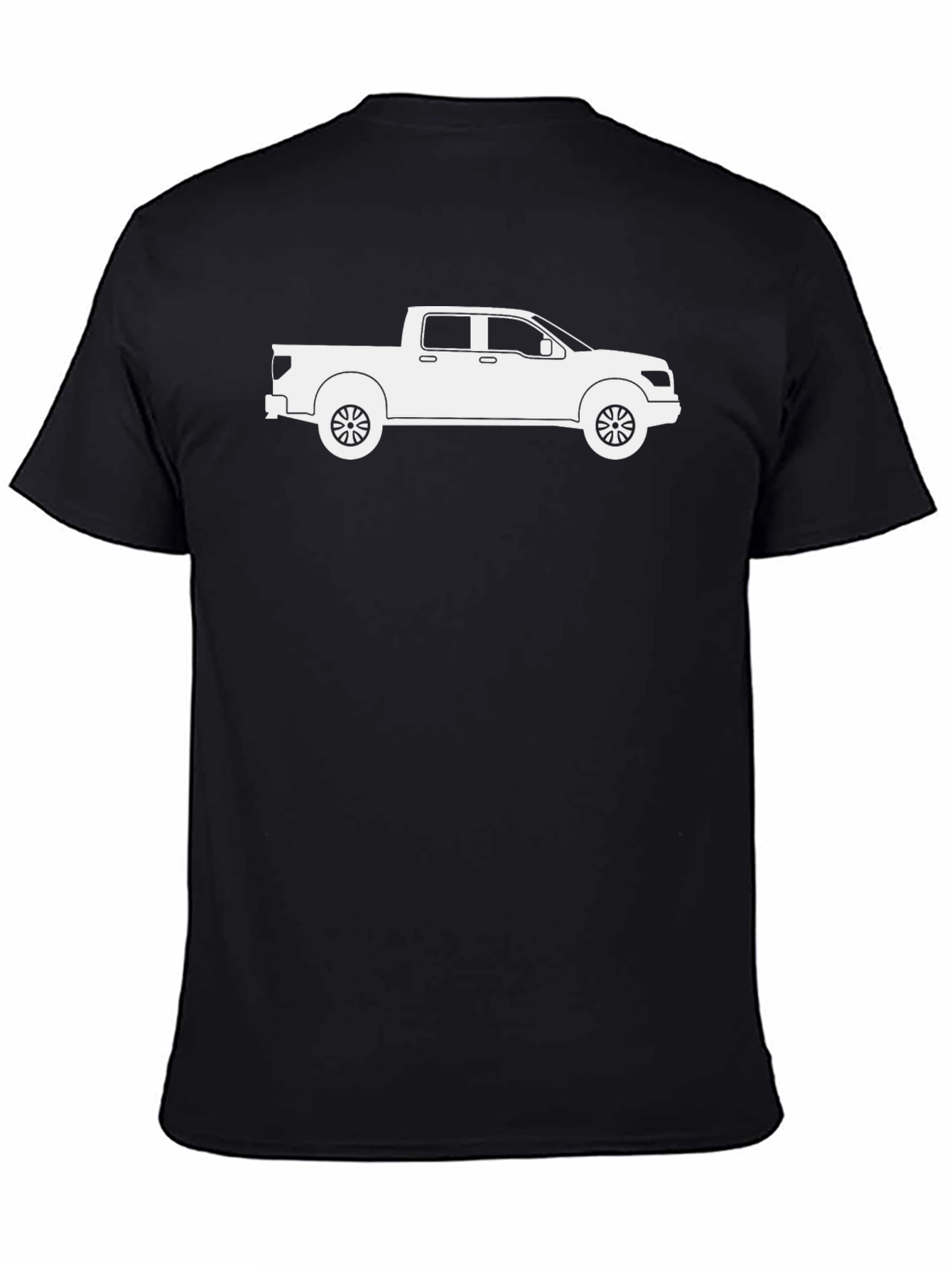 Truck Graphic Tee - Black Cotton Comfort