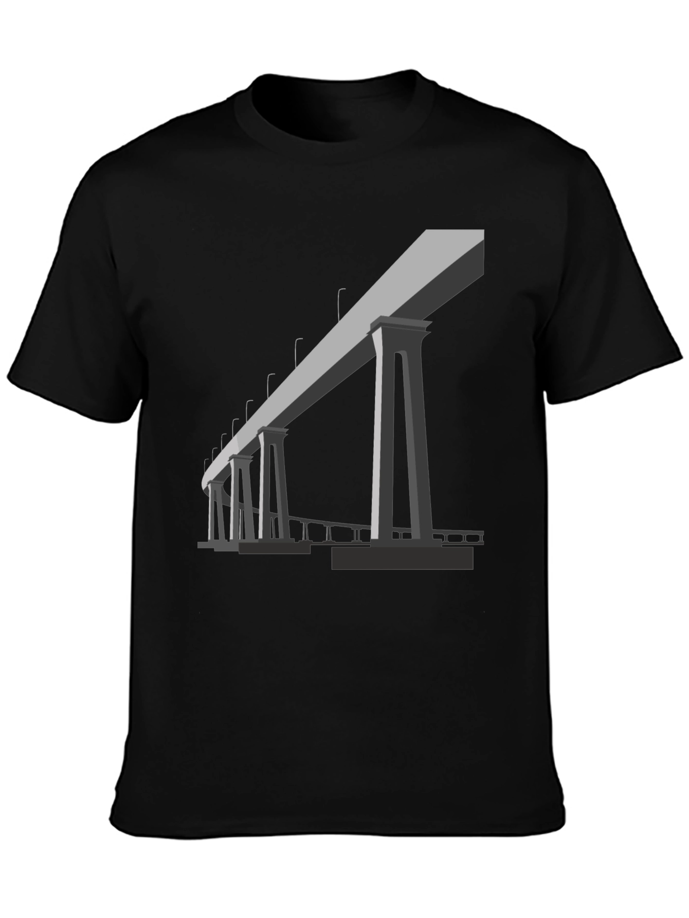 Bridge Graphic T-Shirt - Modern Design