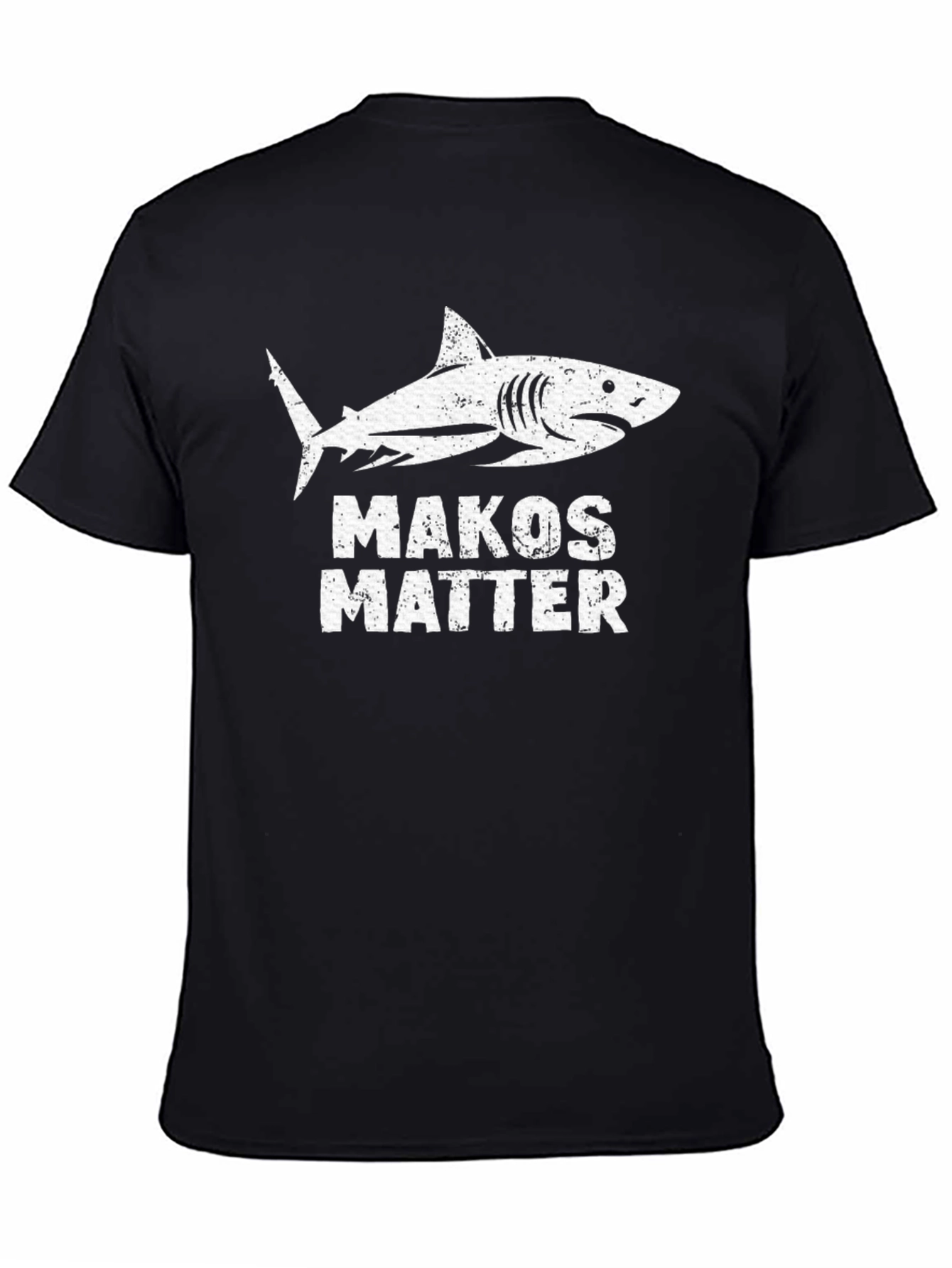 Makos Matter Shark T-Shirt - Black