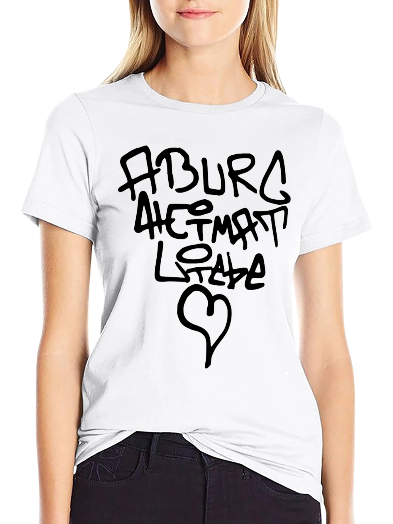 Statement Graphic Tee - Bold Text Design