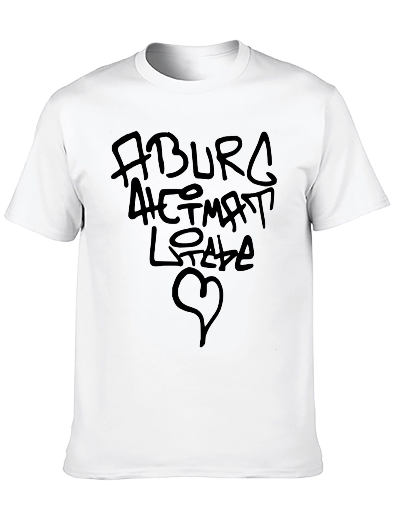Statement Graphic Tee - Bold Text Design