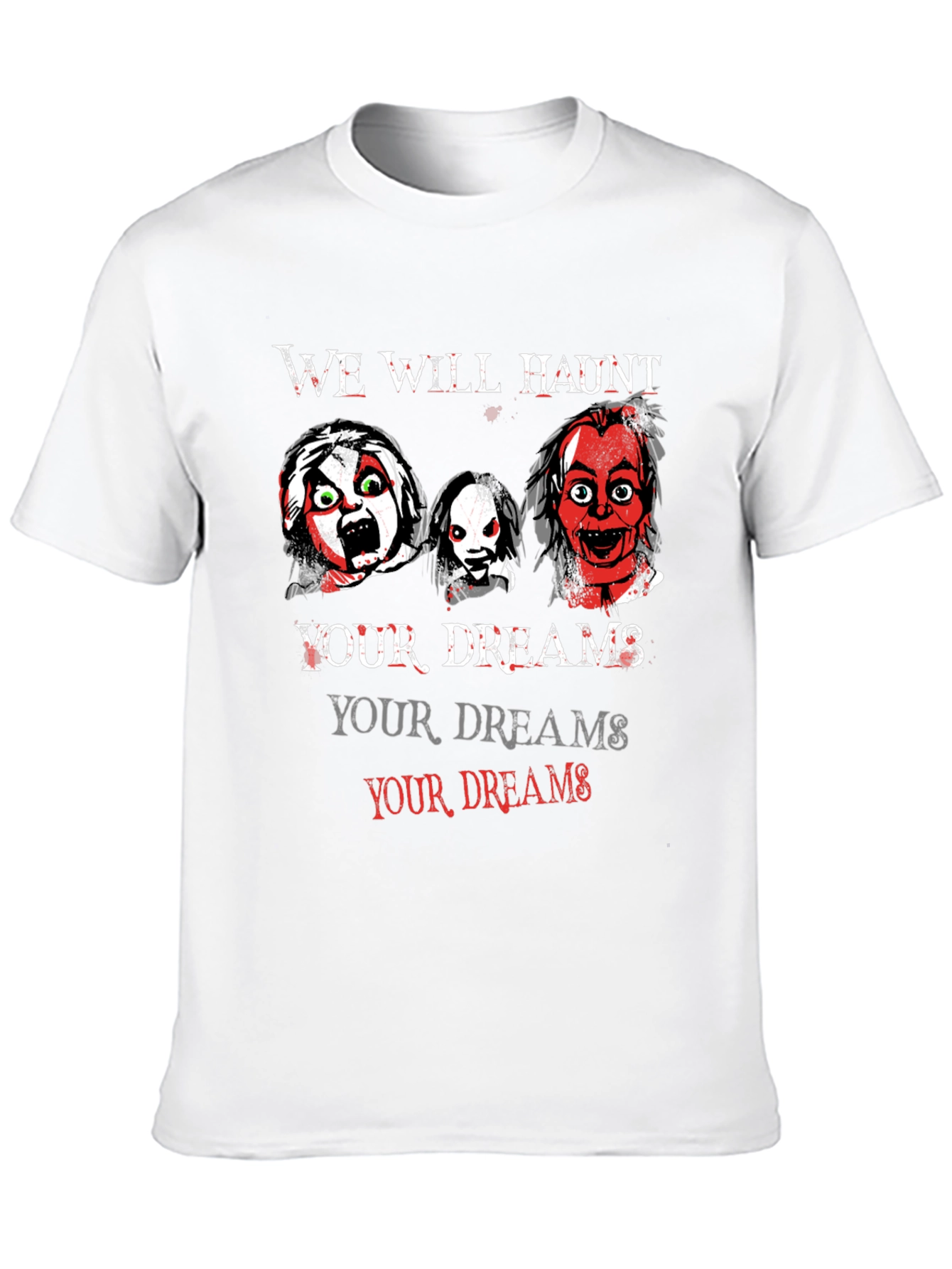 Haunted Dreams T-Shirt - Scary Horror Design