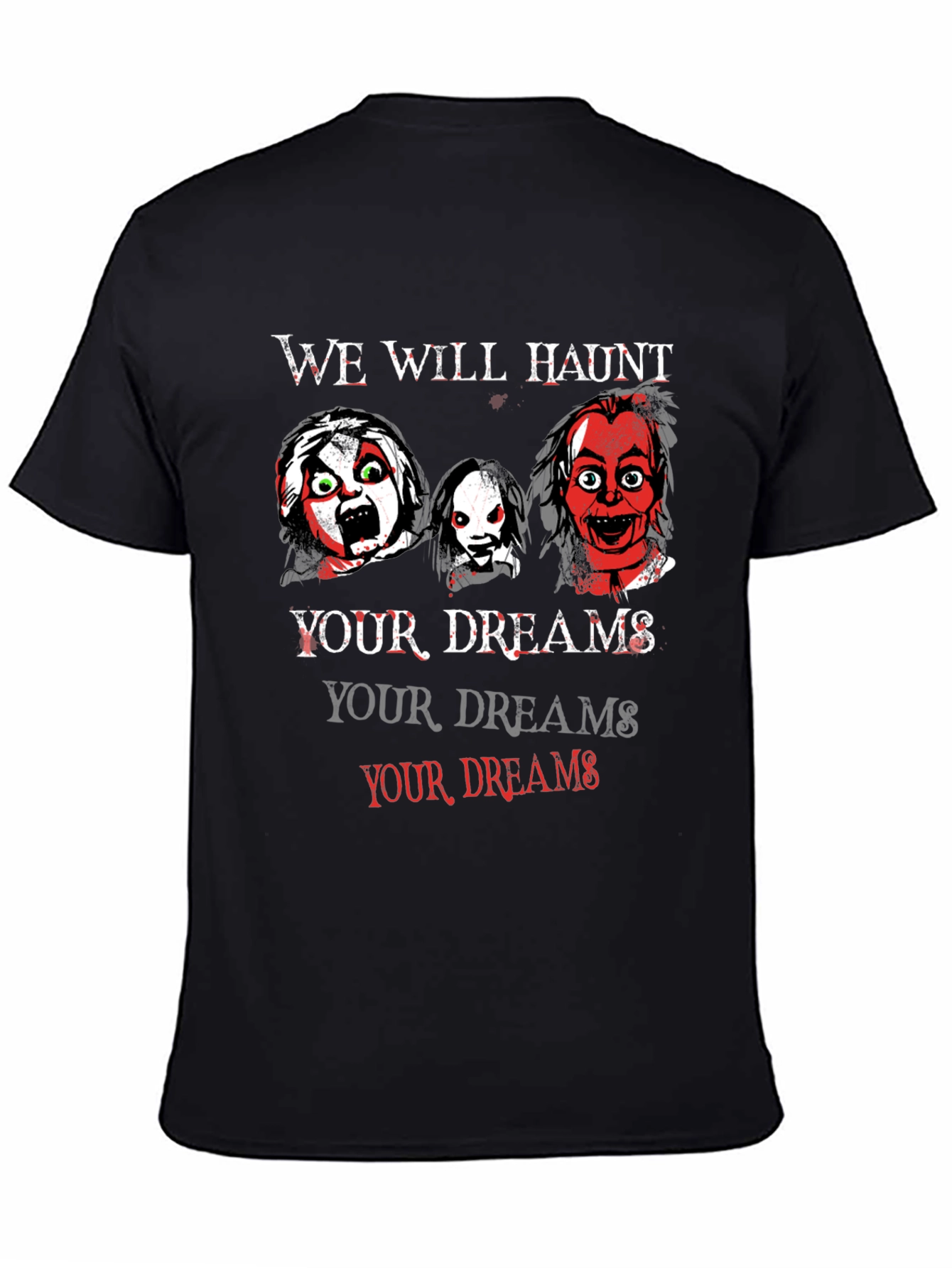 Haunted Dreams T-Shirt - Scary Horror Design