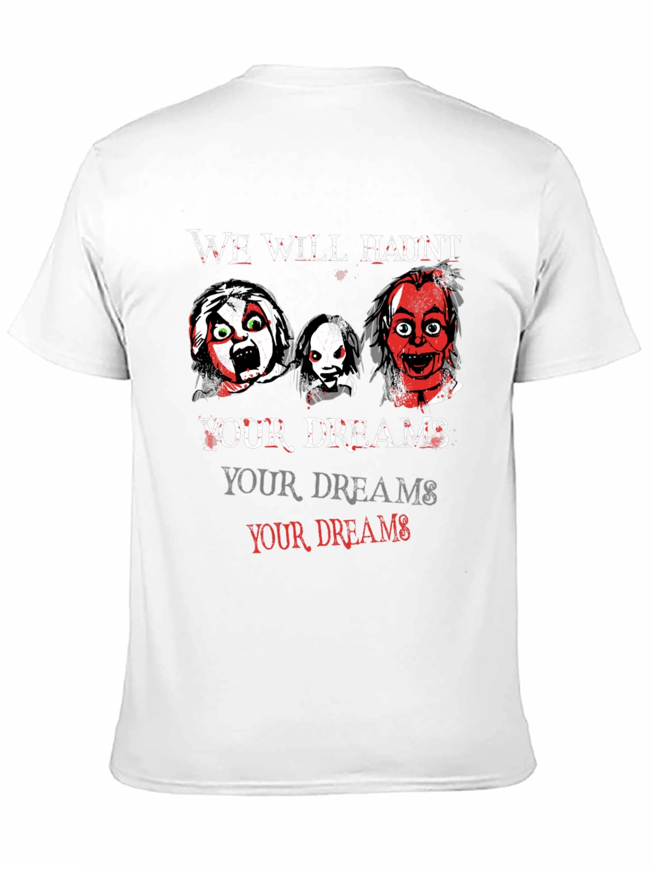 Haunted Dreams T-Shirt - Scary Horror Design