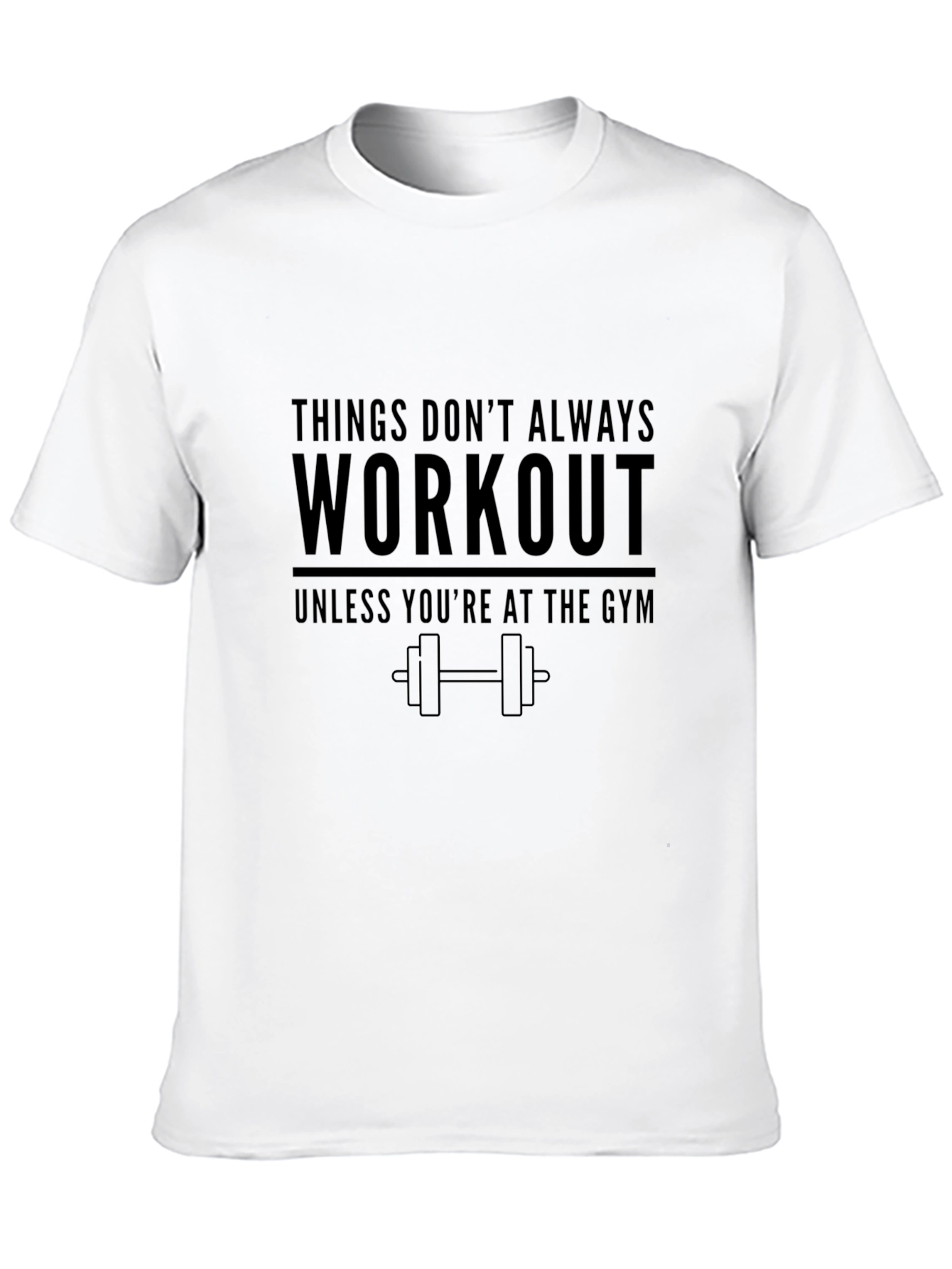 Workout Gym Motivational Graphic T-Shirt