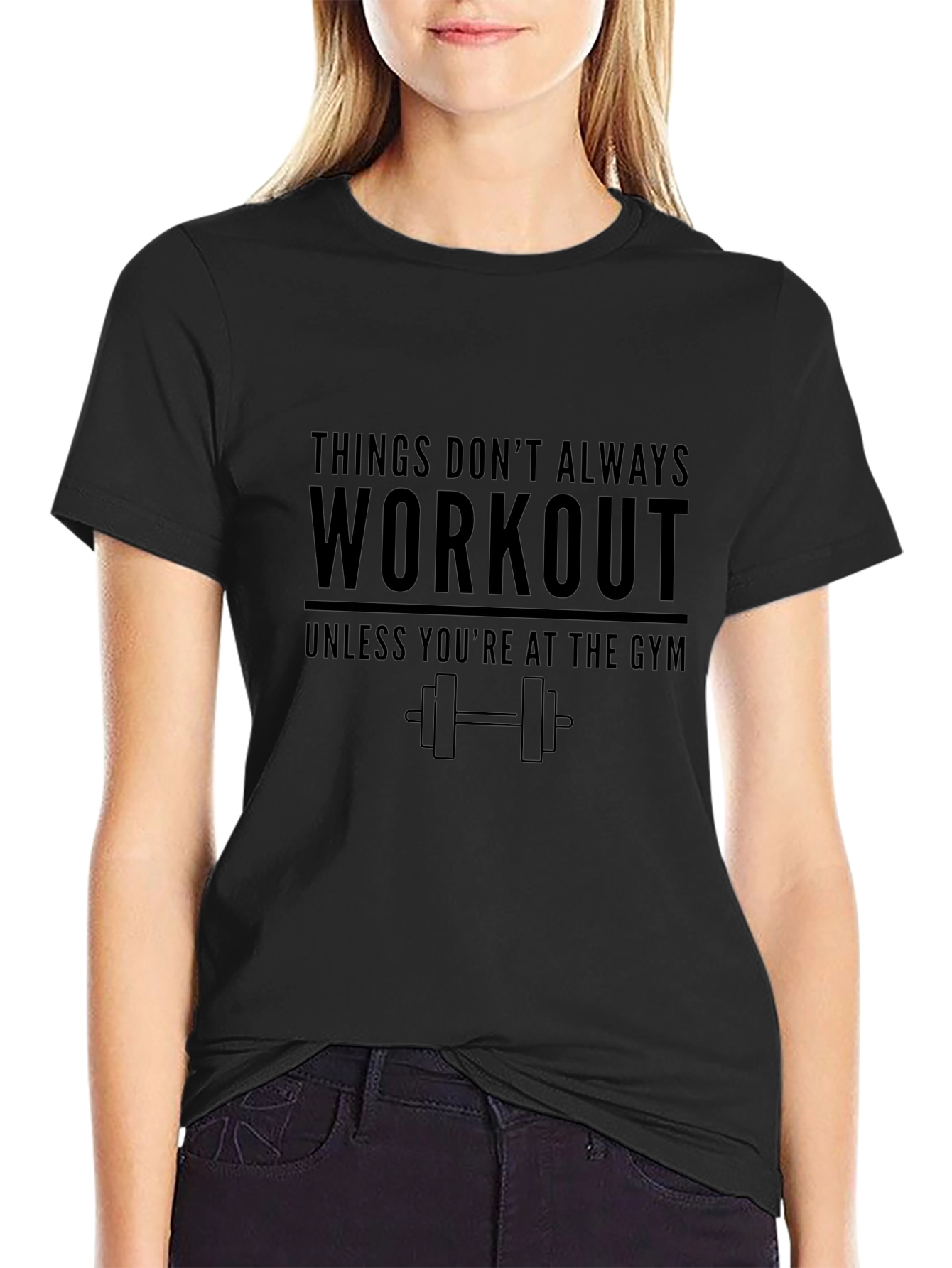 Workout Gym Motivational Graphic T-Shirt