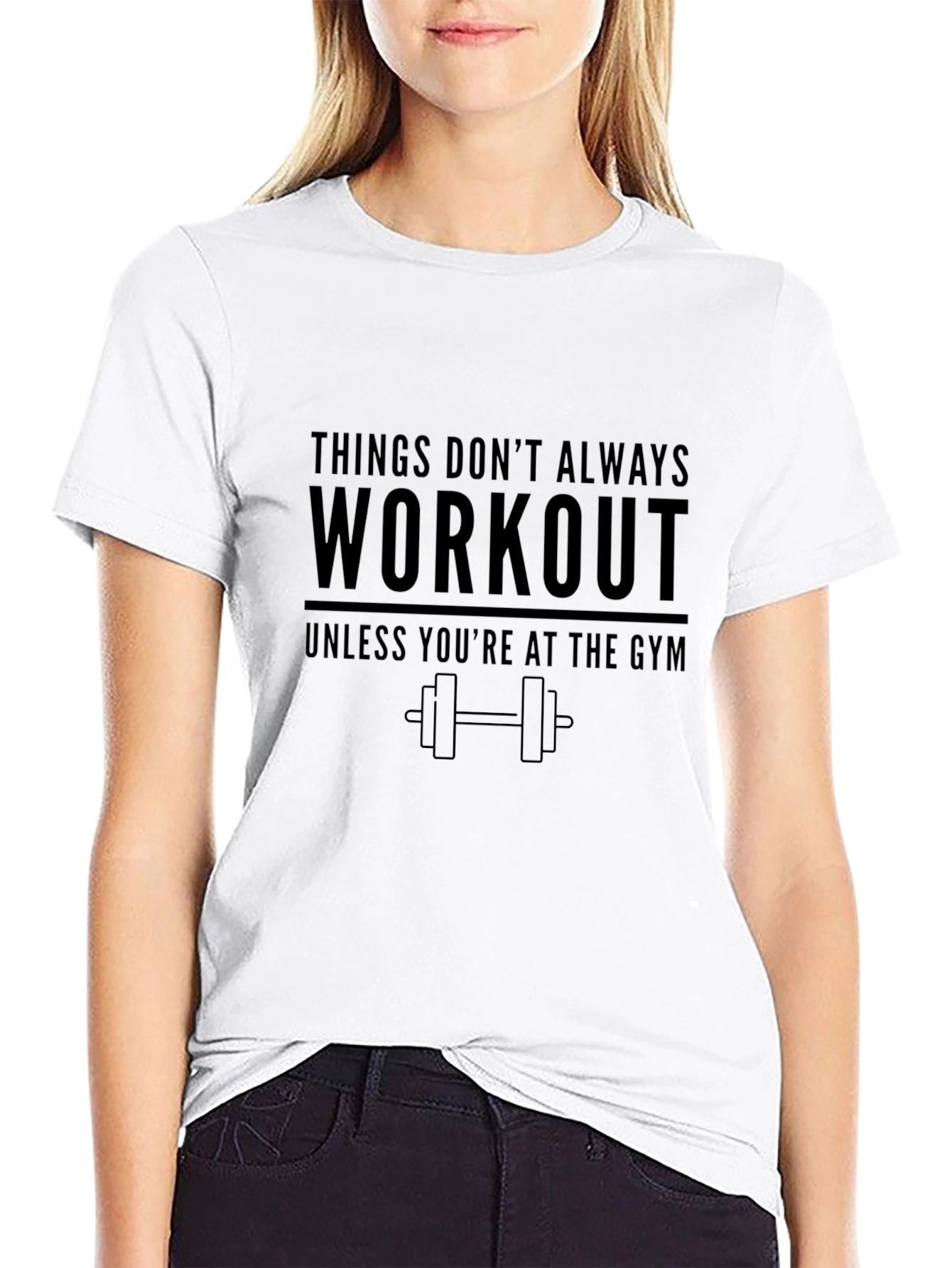 Workout Gym Motivational Graphic T-Shirt