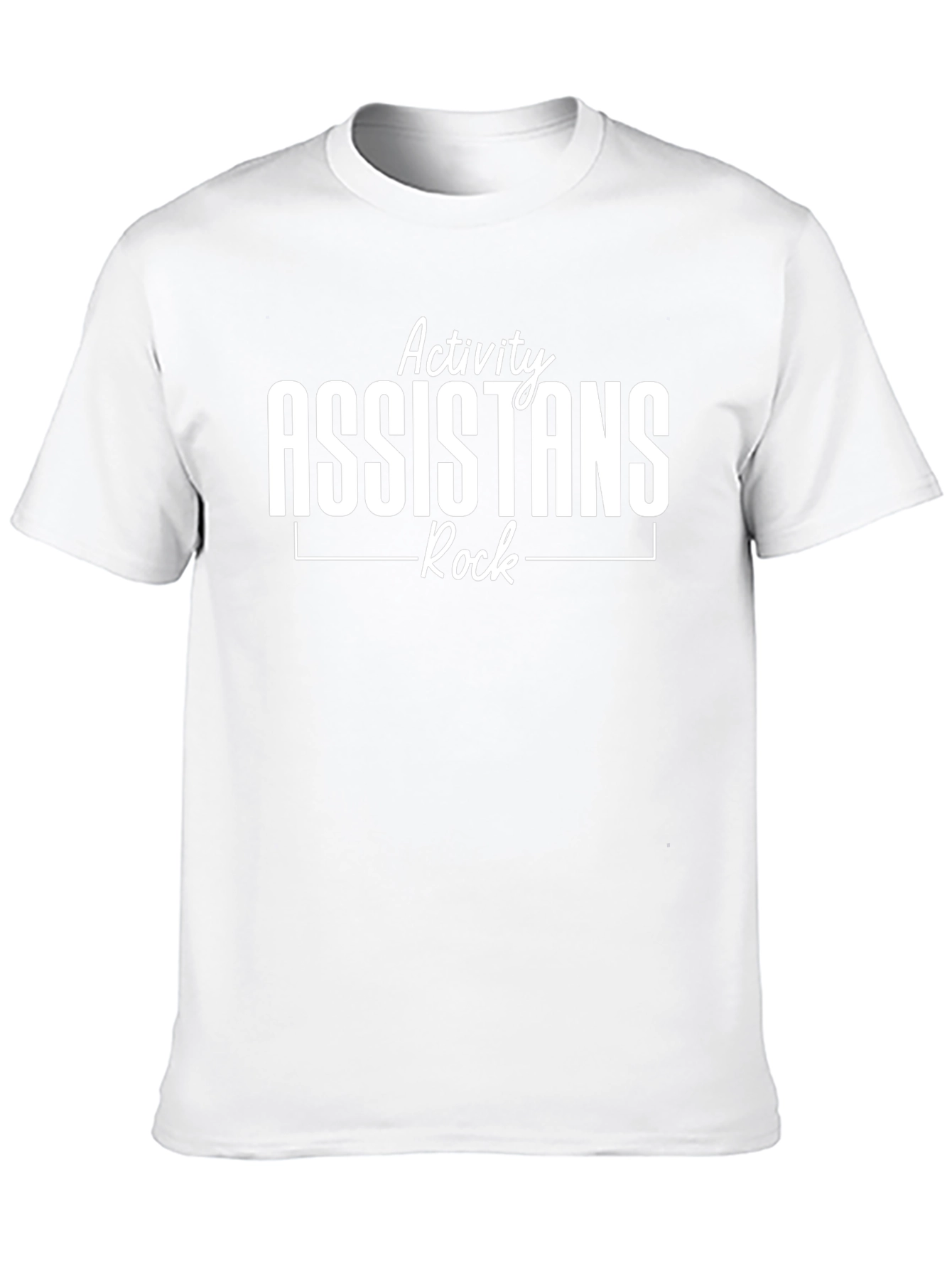 Activity Assistants Rock Tee - Black Cotton Blend