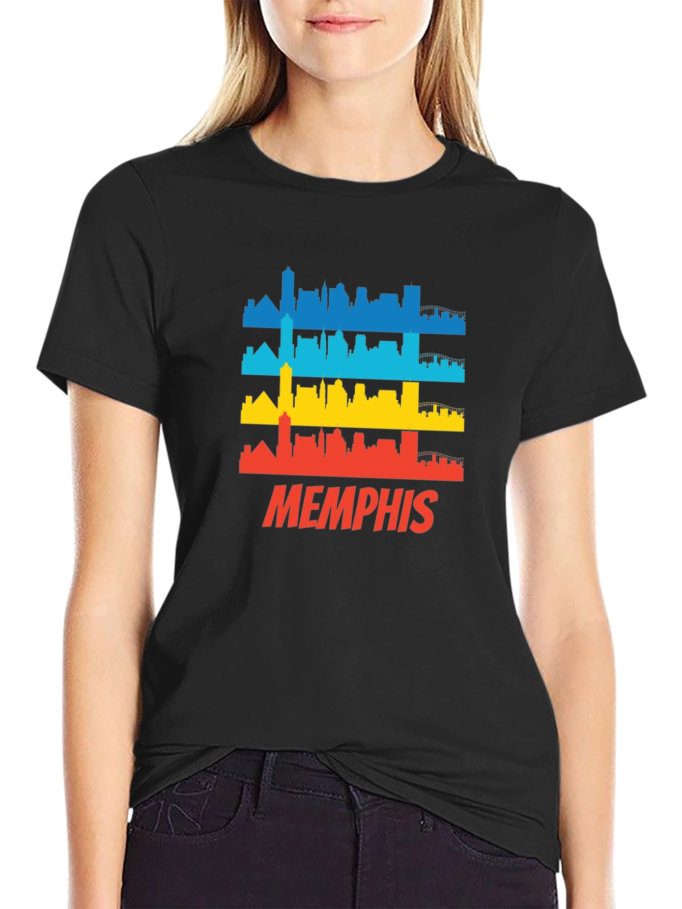 Memphis Skyline Graphic T-Shirt - City Pride Tee