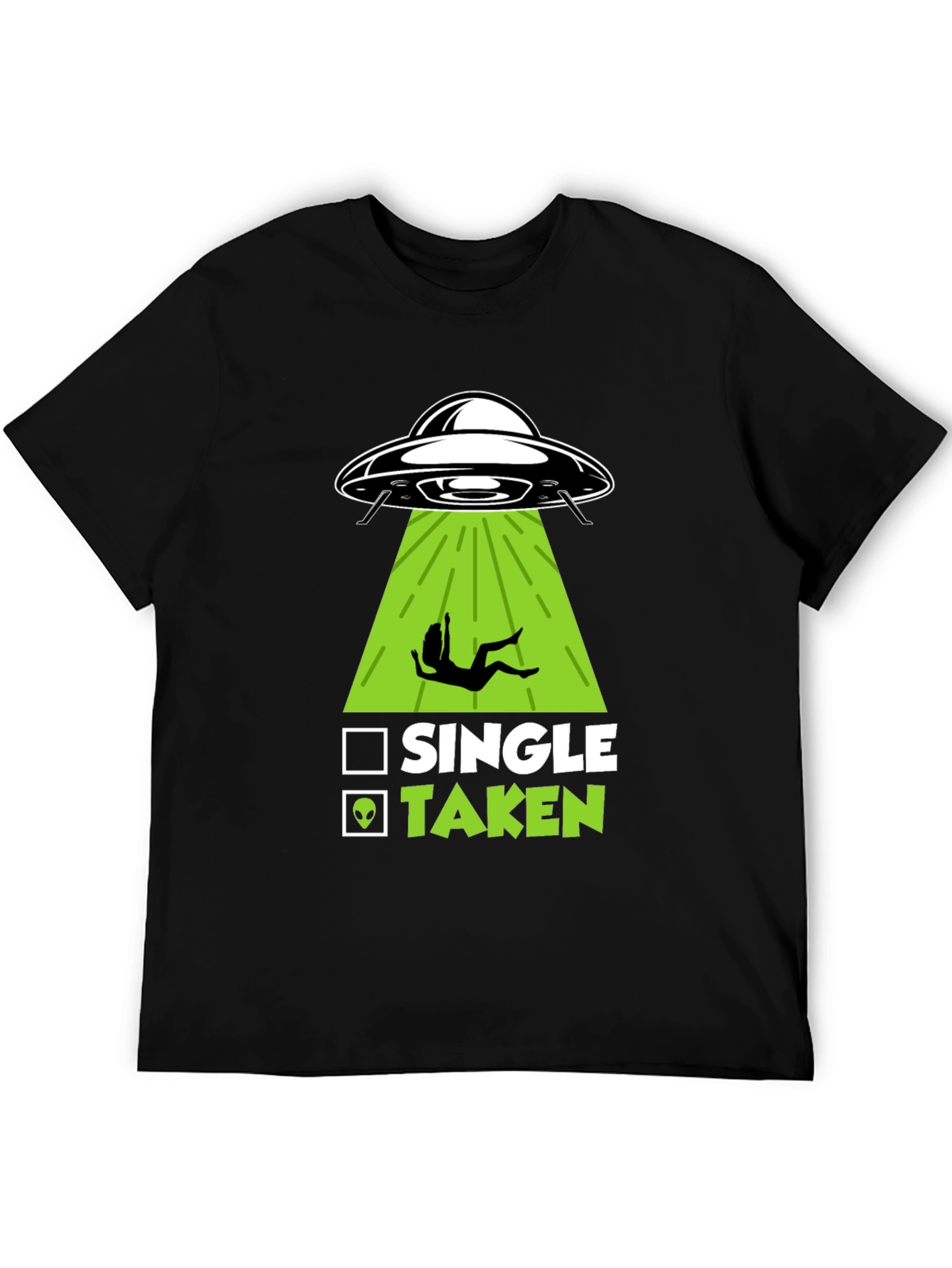 Alien Abduction Taken T-Shirt - Funny Sci-Fi Tee