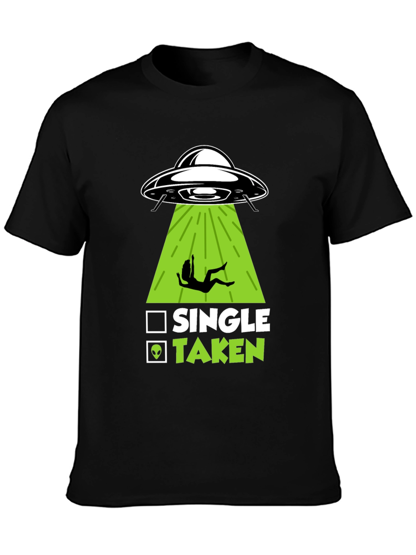 Alien Abduction Taken T-Shirt - Funny Sci-Fi Tee