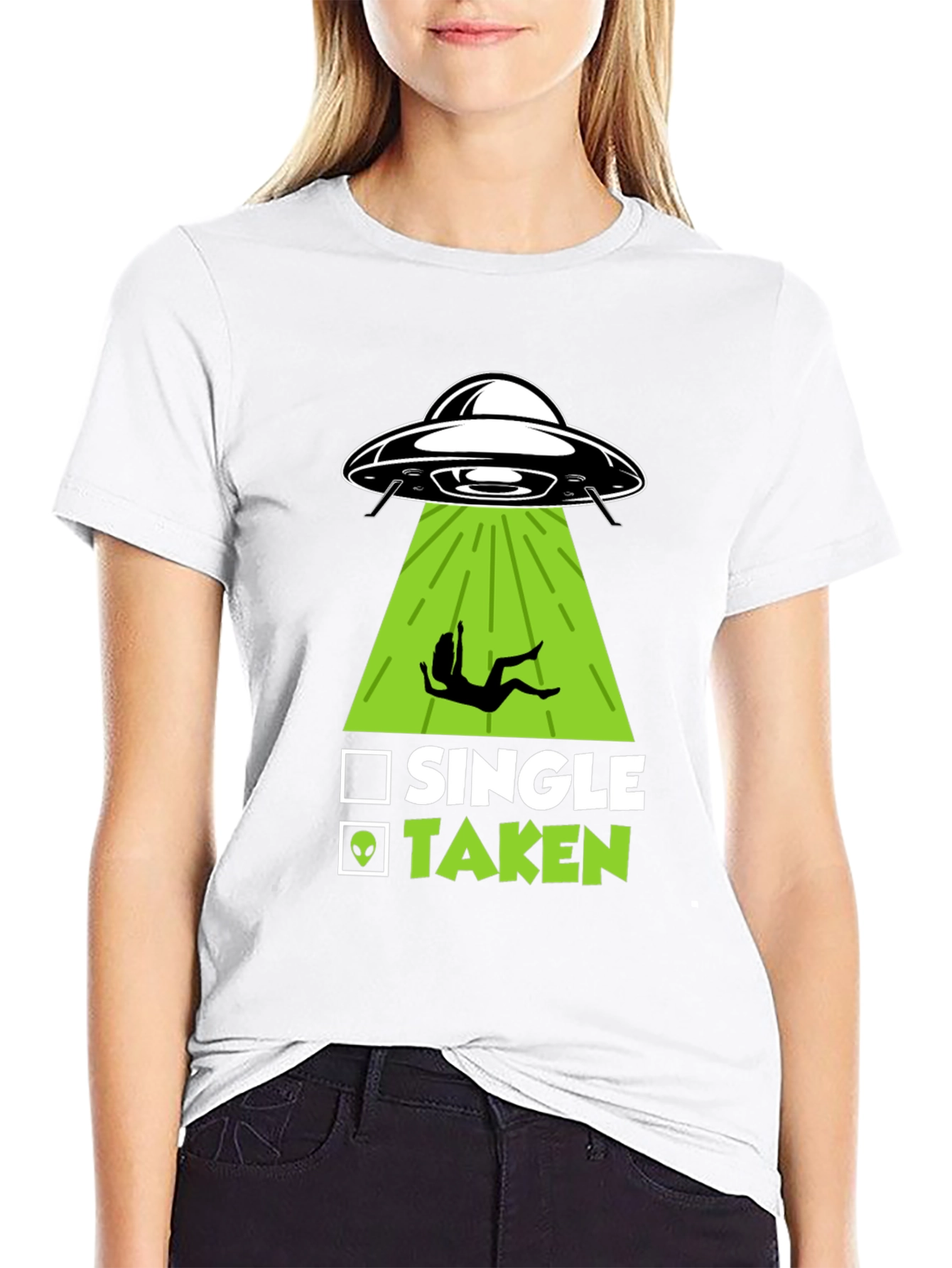 Alien Abduction Taken T-Shirt - Funny Sci-Fi Tee