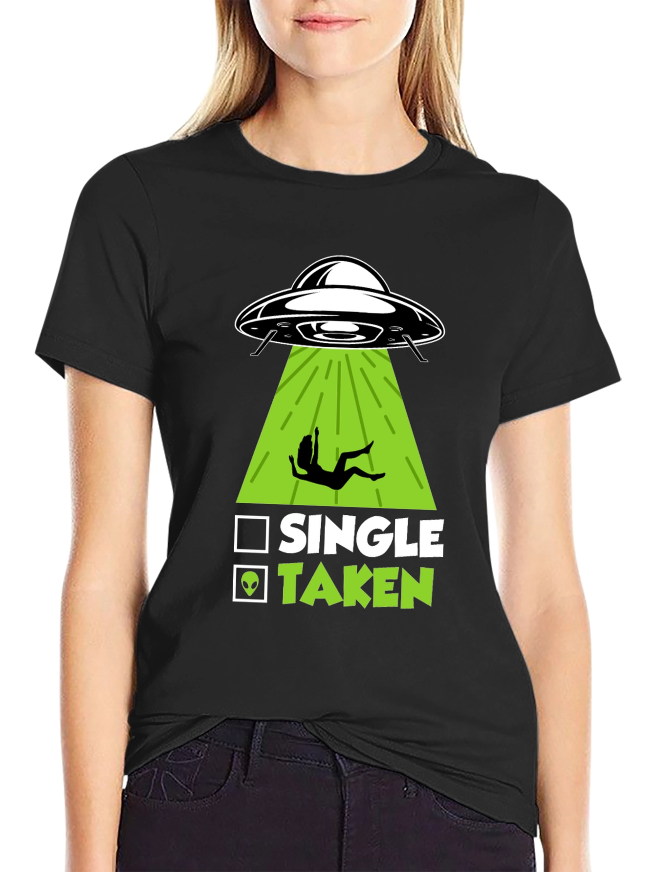 Alien Abduction Taken T-Shirt - Funny Sci-Fi Tee