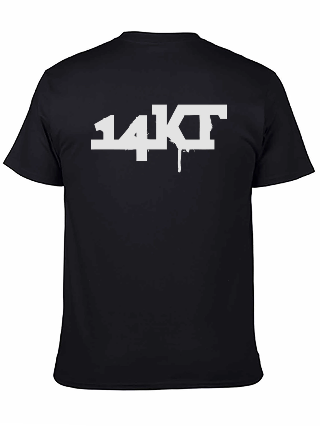 14KT Graphic Tee - Black Casual T-Shirt