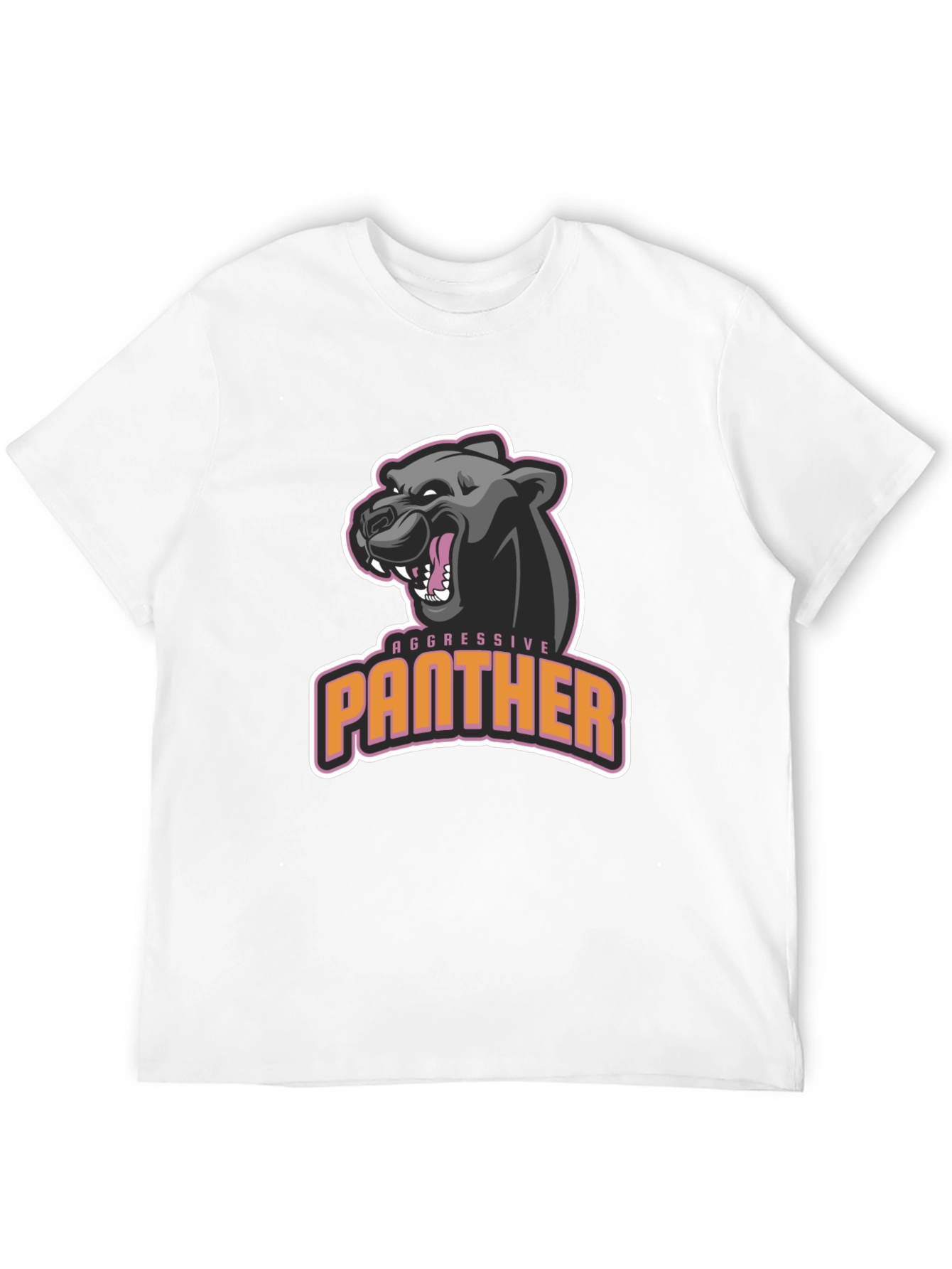 Aggressive Panther Graphic T-Shirt