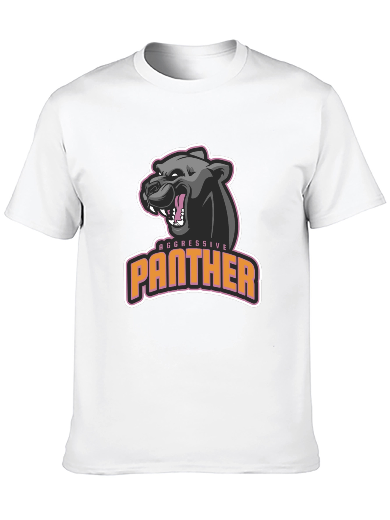 Aggressive Panther Graphic T-Shirt