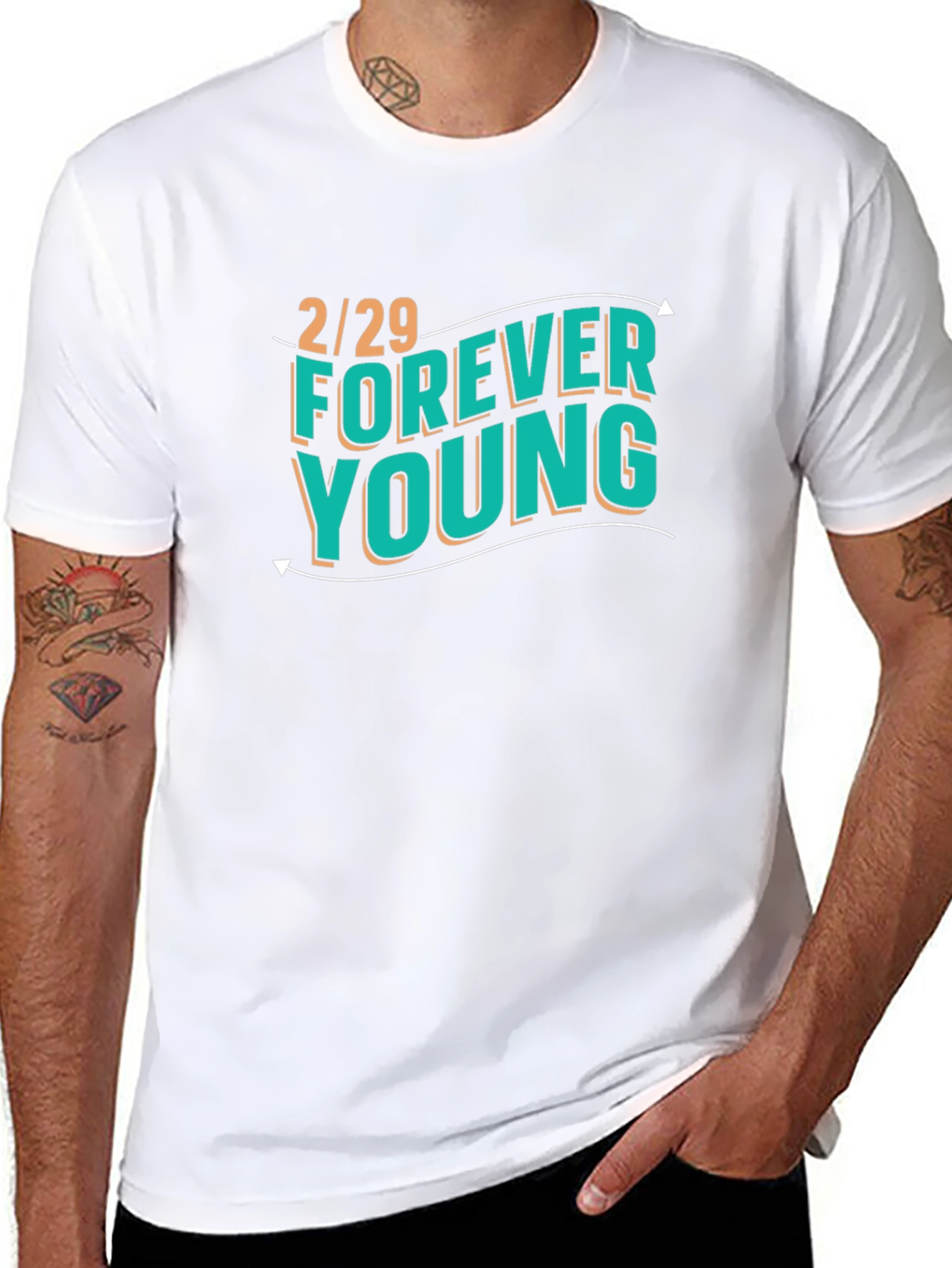 2/29 Forever Young Graphic Tee