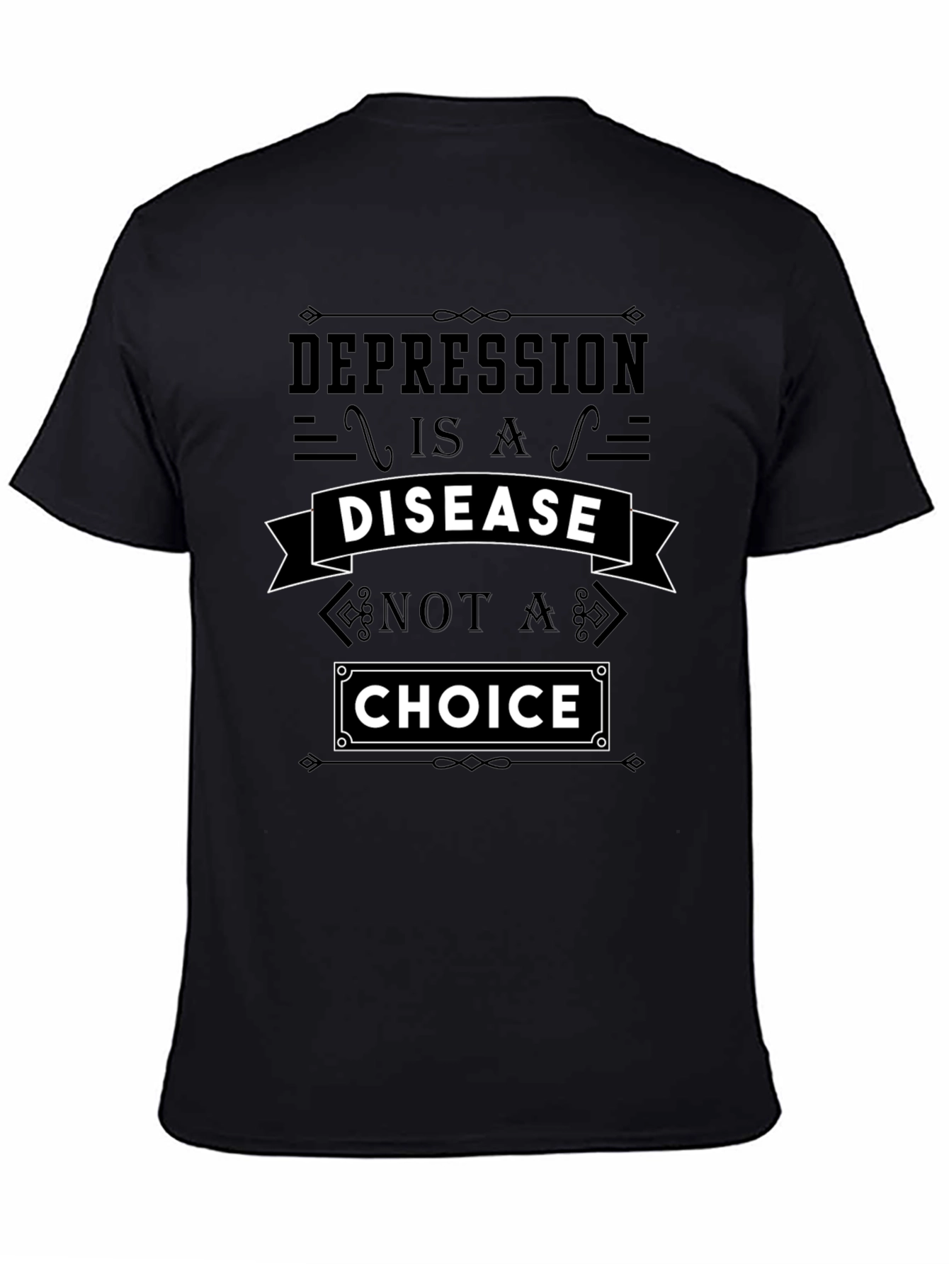 Depression Awareness Tee - Disease Not a Choice
