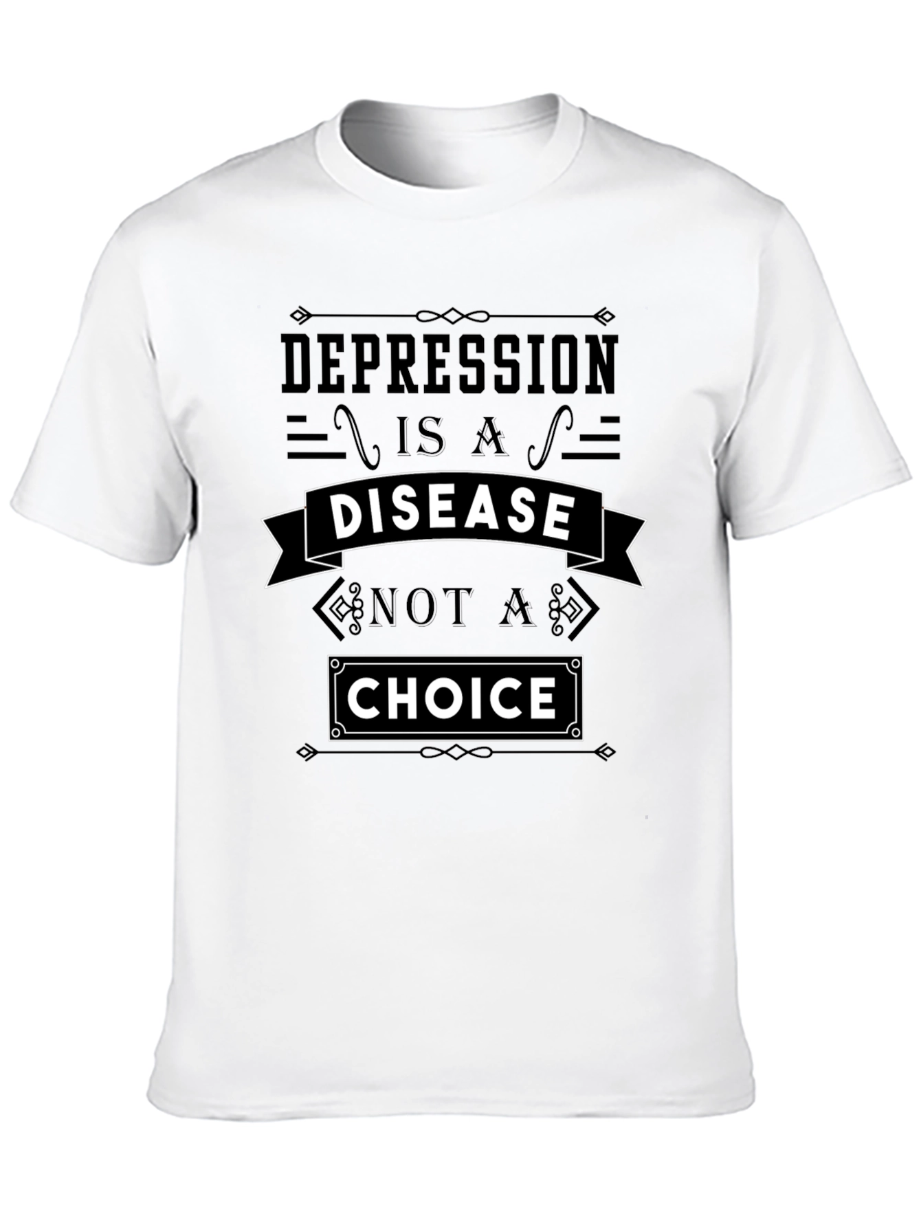 Depression Awareness Tee - Disease Not a Choice