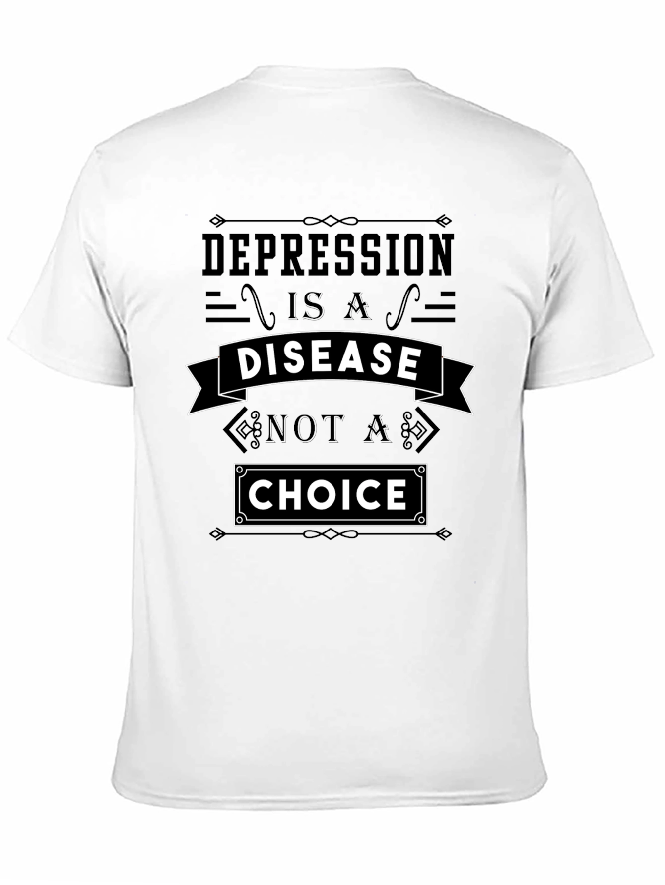 Depression Awareness Tee - Disease Not a Choice
