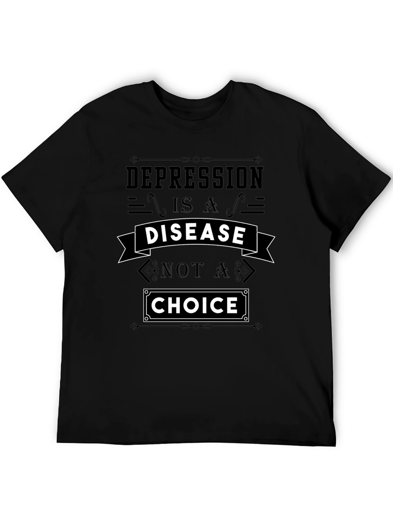Depression Awareness Tee - Disease Not a Choice