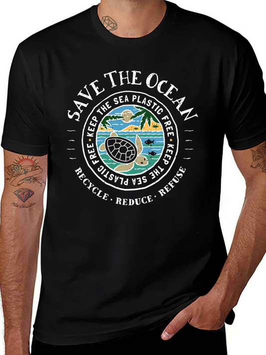 Save the Ocean Graphic T-Shirt