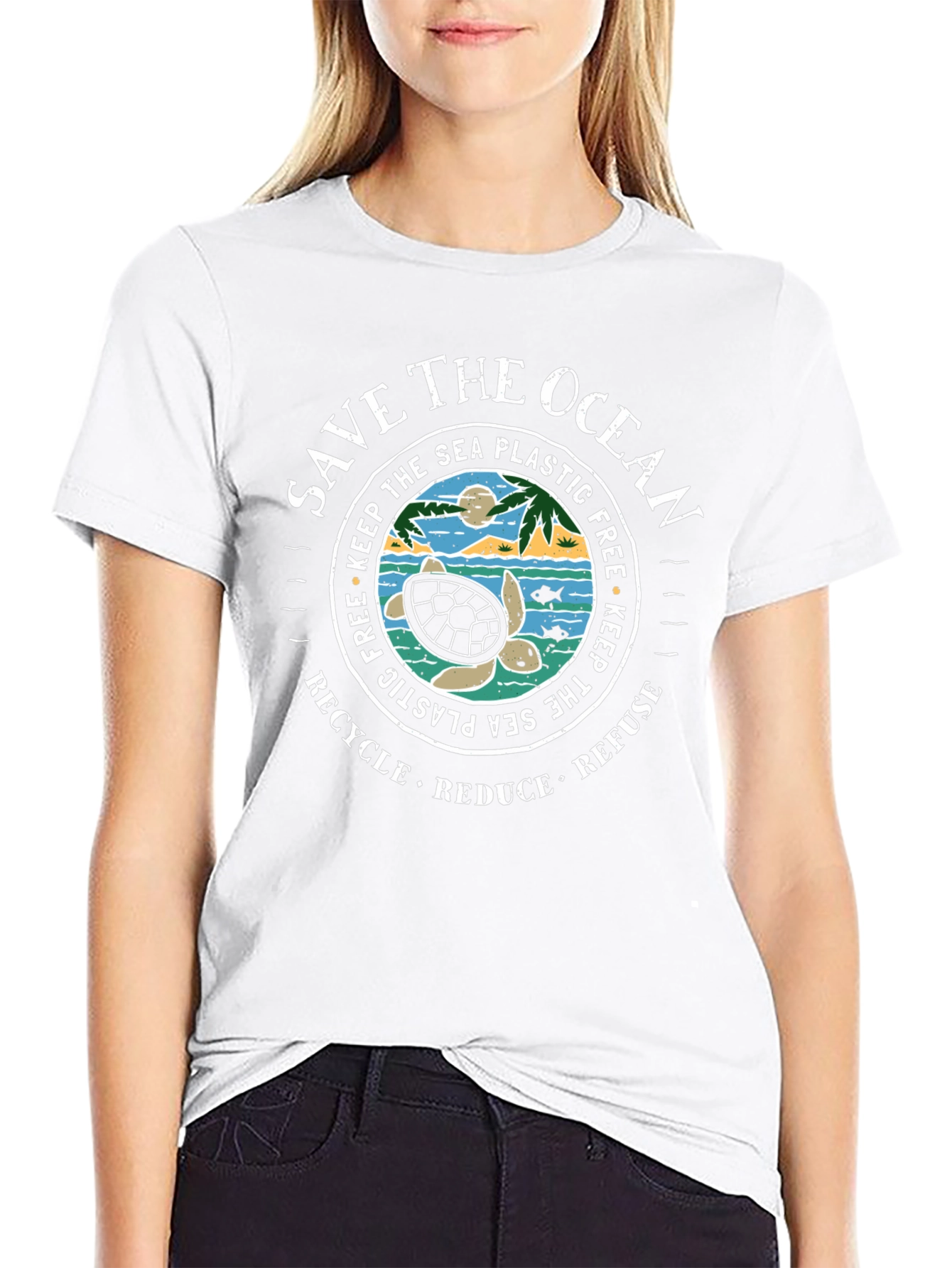 Save the Ocean Graphic T-Shirt