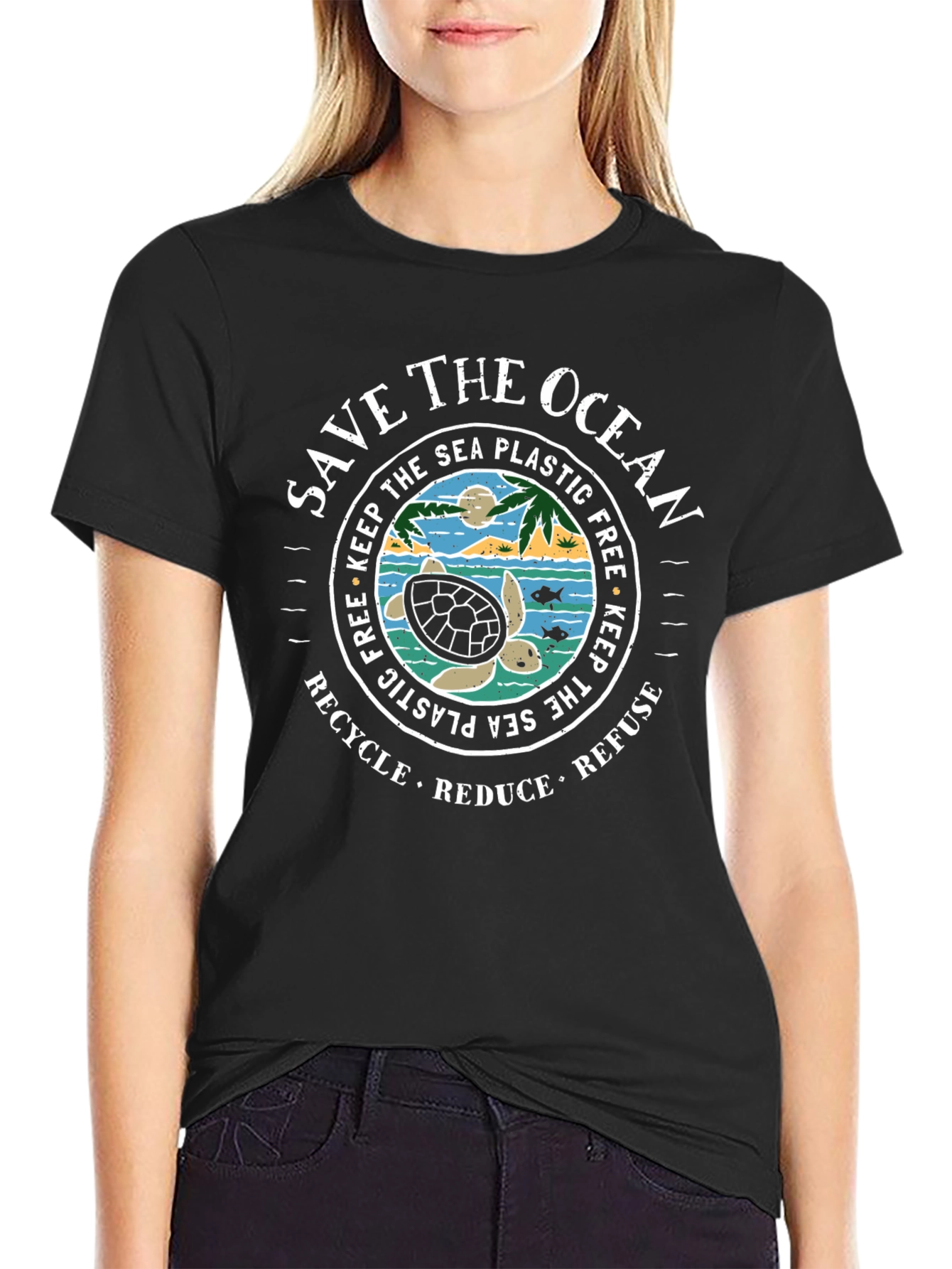 Save the Ocean Graphic T-Shirt