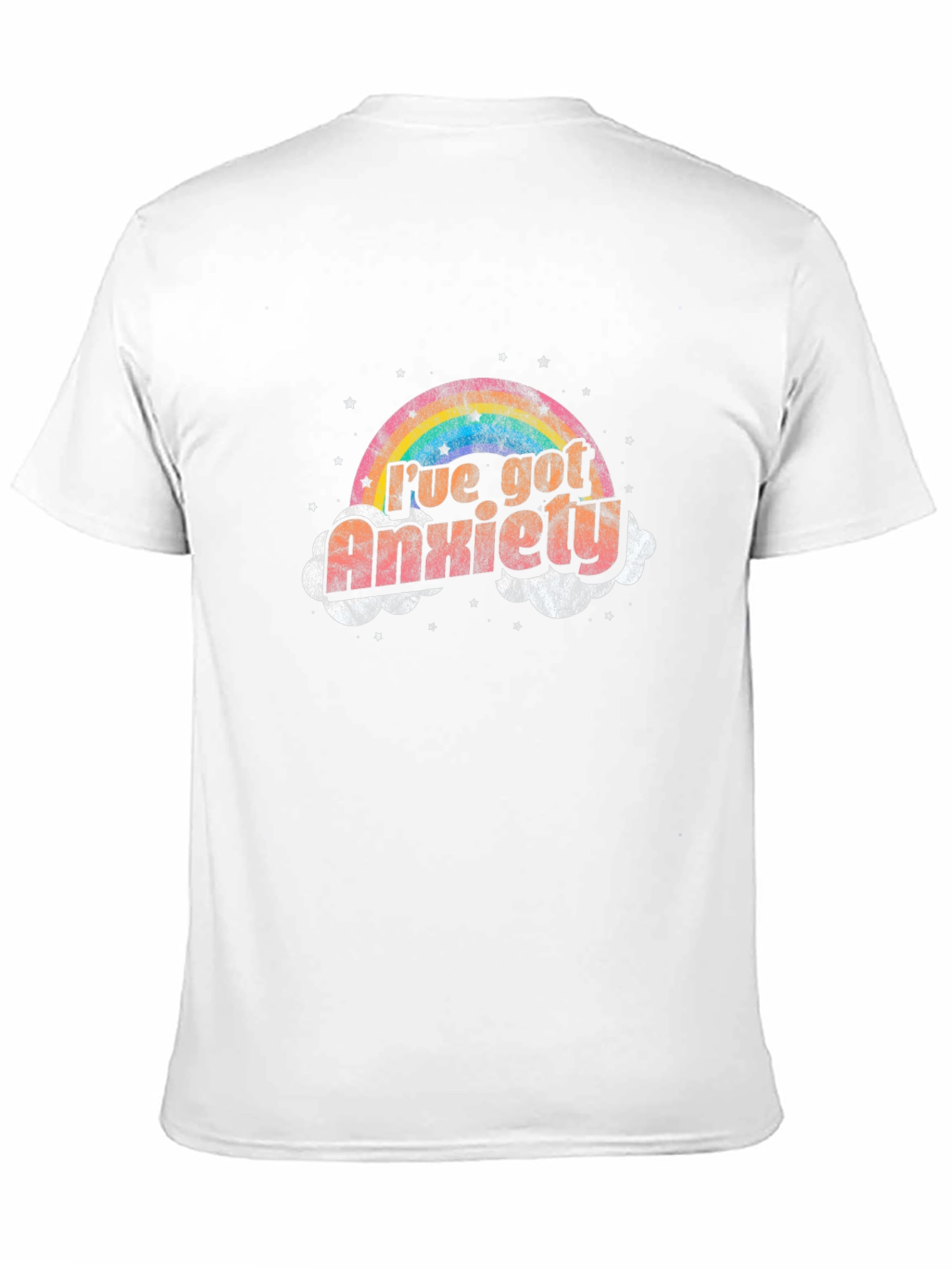 Anxiety Rainbow Graphic T-Shirt