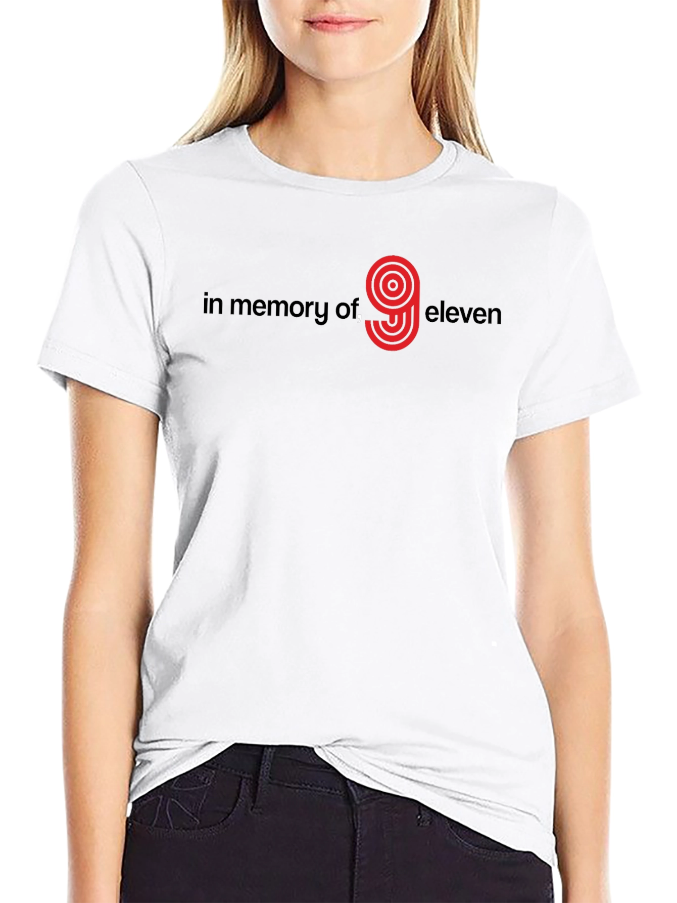 In Memory of 9/11 Graphic Tee - Black