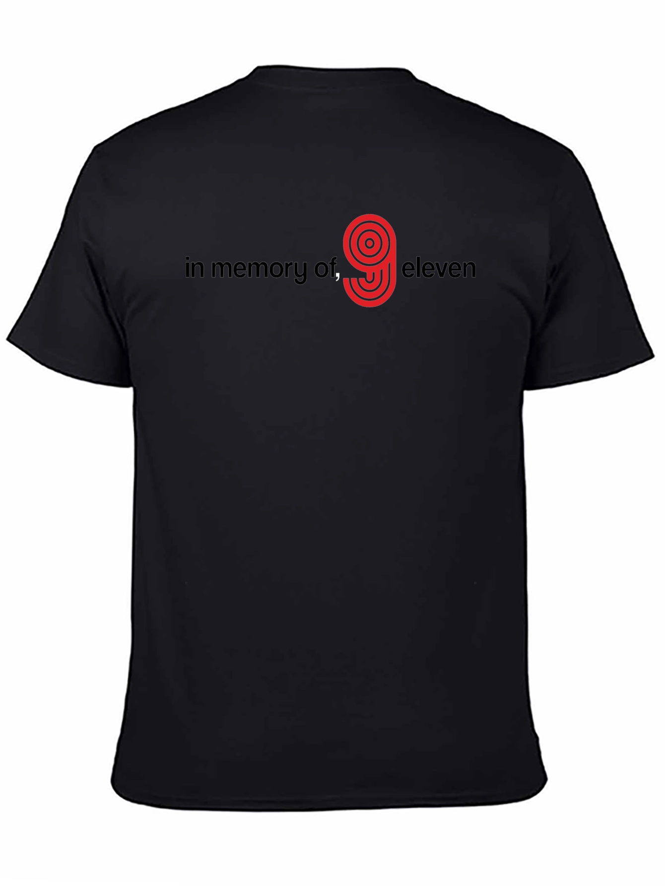 In Memory of 9/11 Graphic Tee - Black