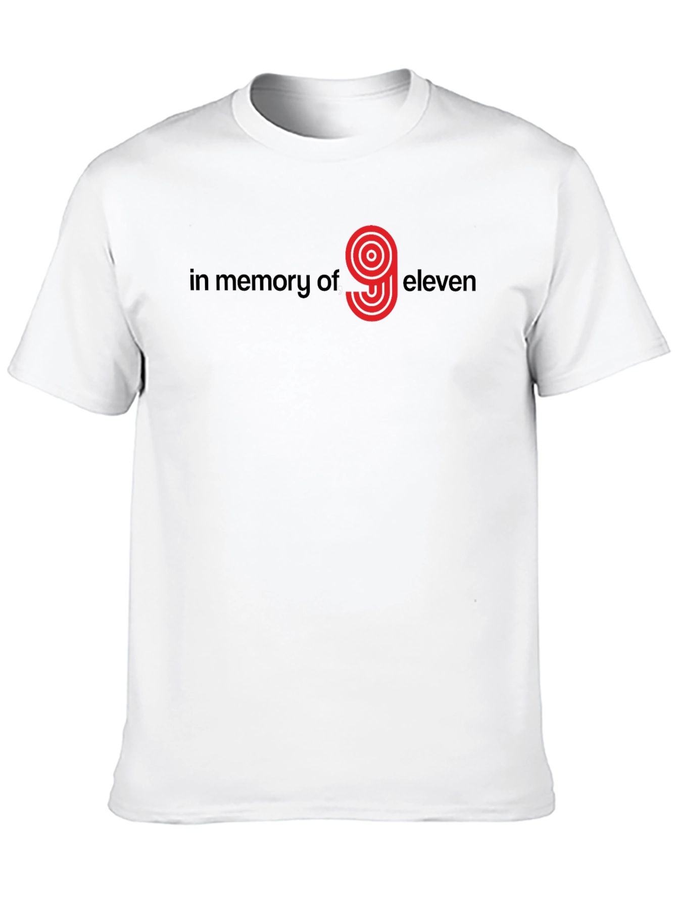 In Memory of 9/11 Graphic Tee - Black