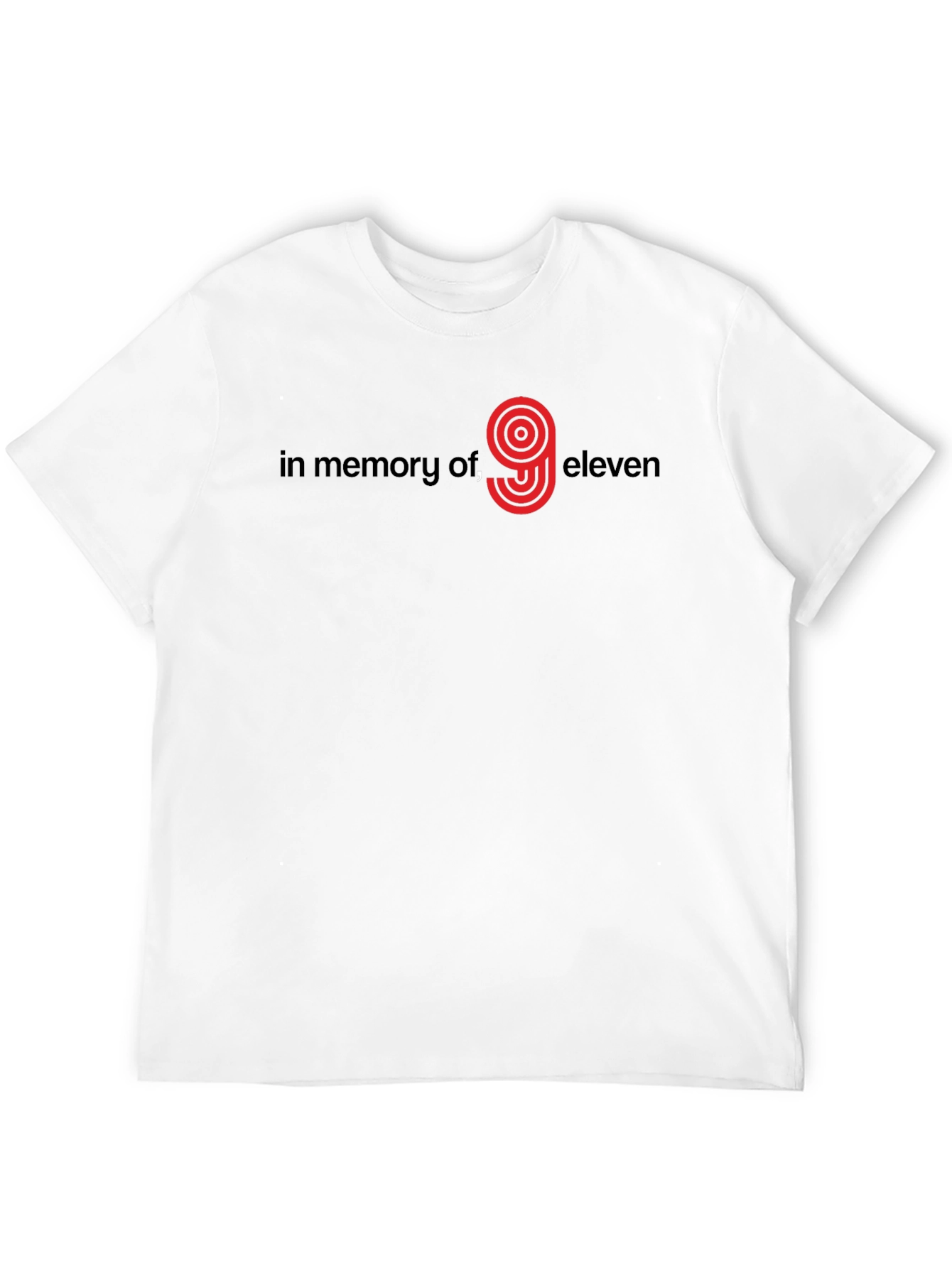 In Memory of 9/11 Graphic Tee - Black