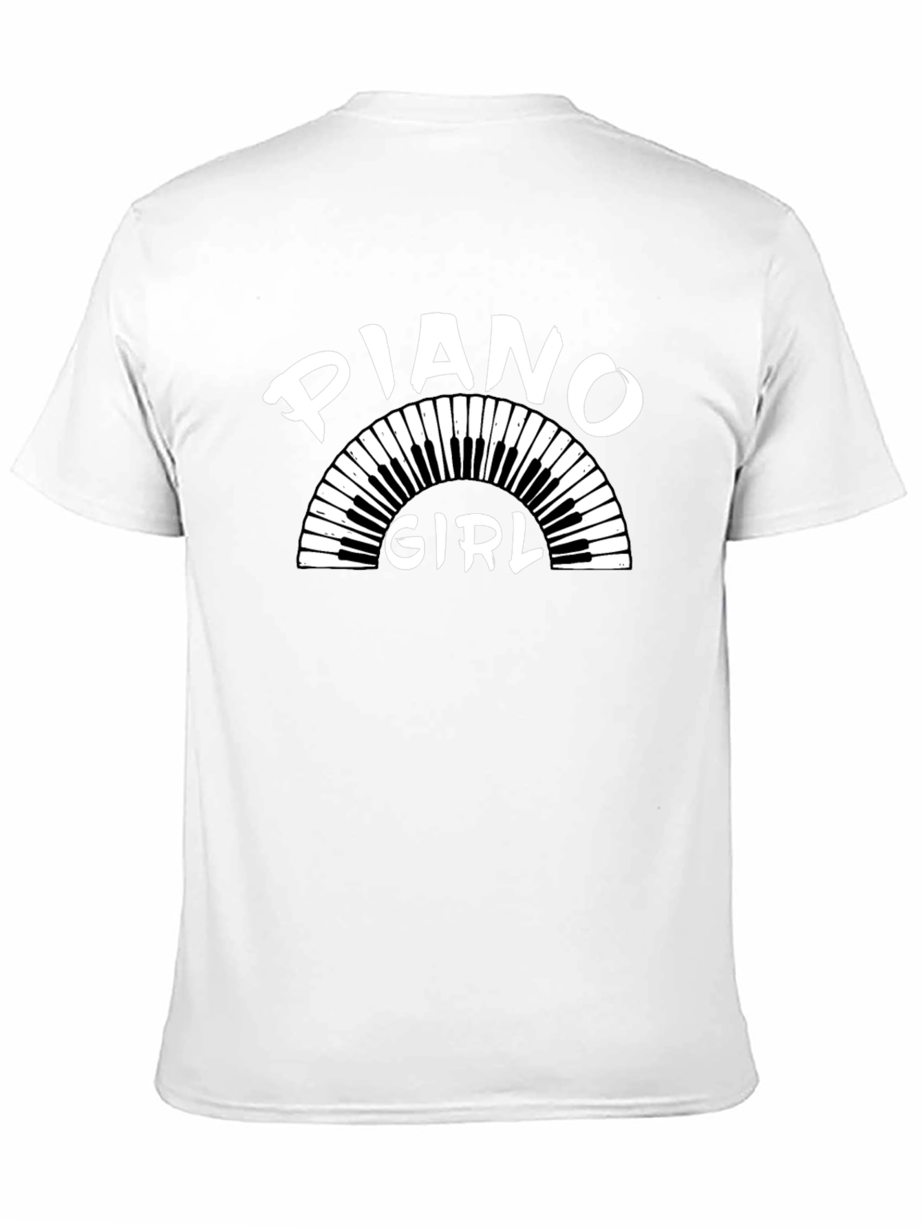 Piano Girl T-Shirt - Music Lover Tee