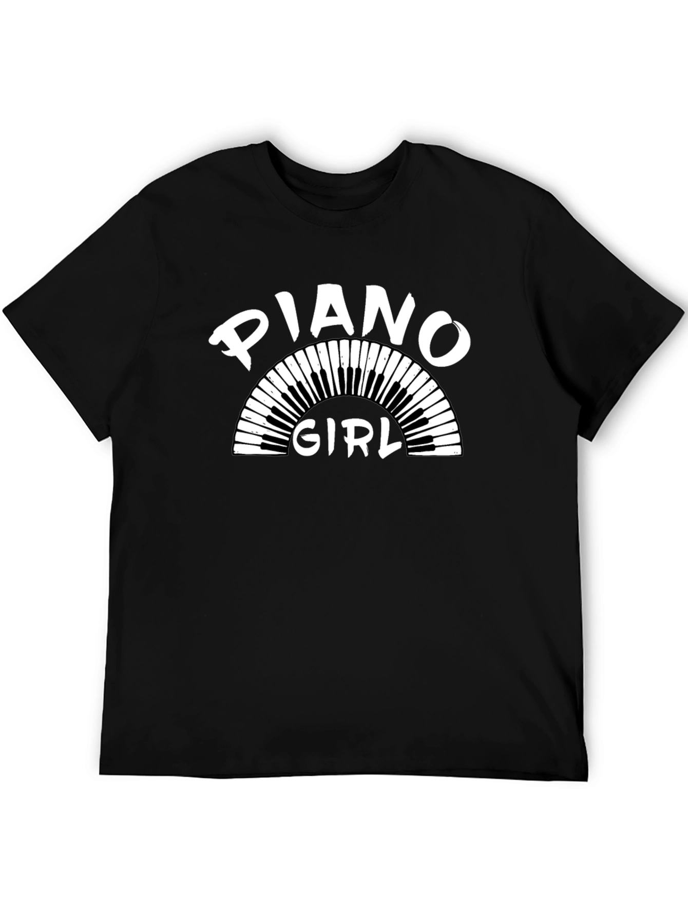 Piano Girl T-Shirt - Music Lover Tee