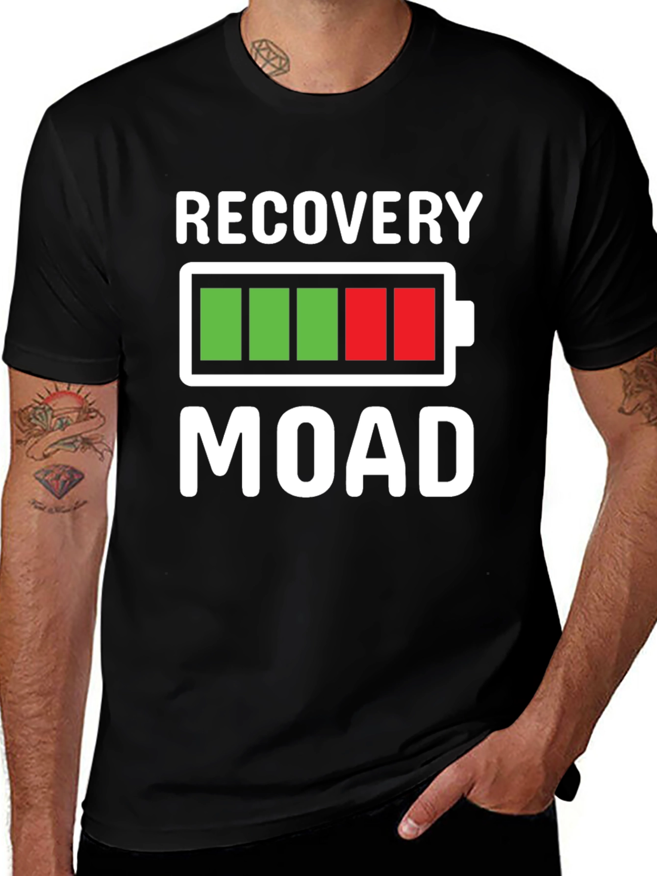 Recovery Mode T-Shirt - Battery Graphic Tee