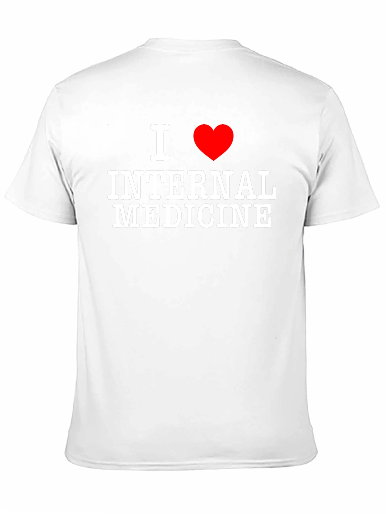 I Love Internal Medicine T-Shirt - Black