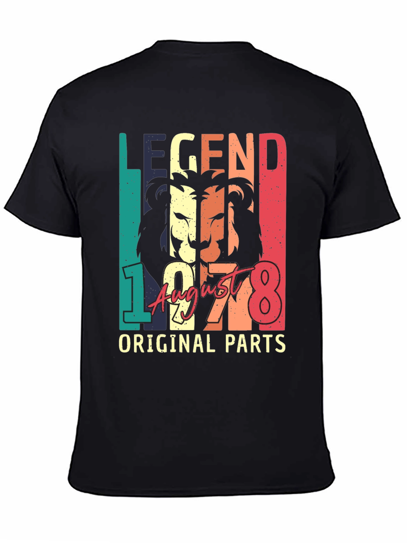Legend Since August 1978 Lion Graphic T-Shirt